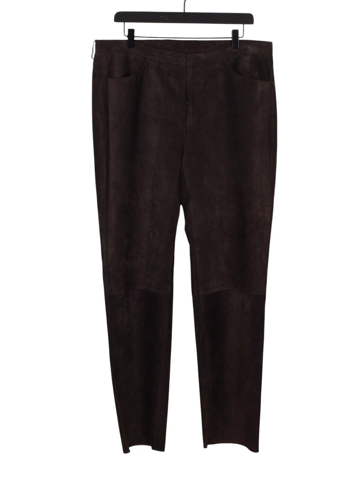 Jil Sander Jil Sander Men Suede Leather Pants by Raf Simons XL. S1624 Size US 36 / EU 52 - 1 Thumbnail
