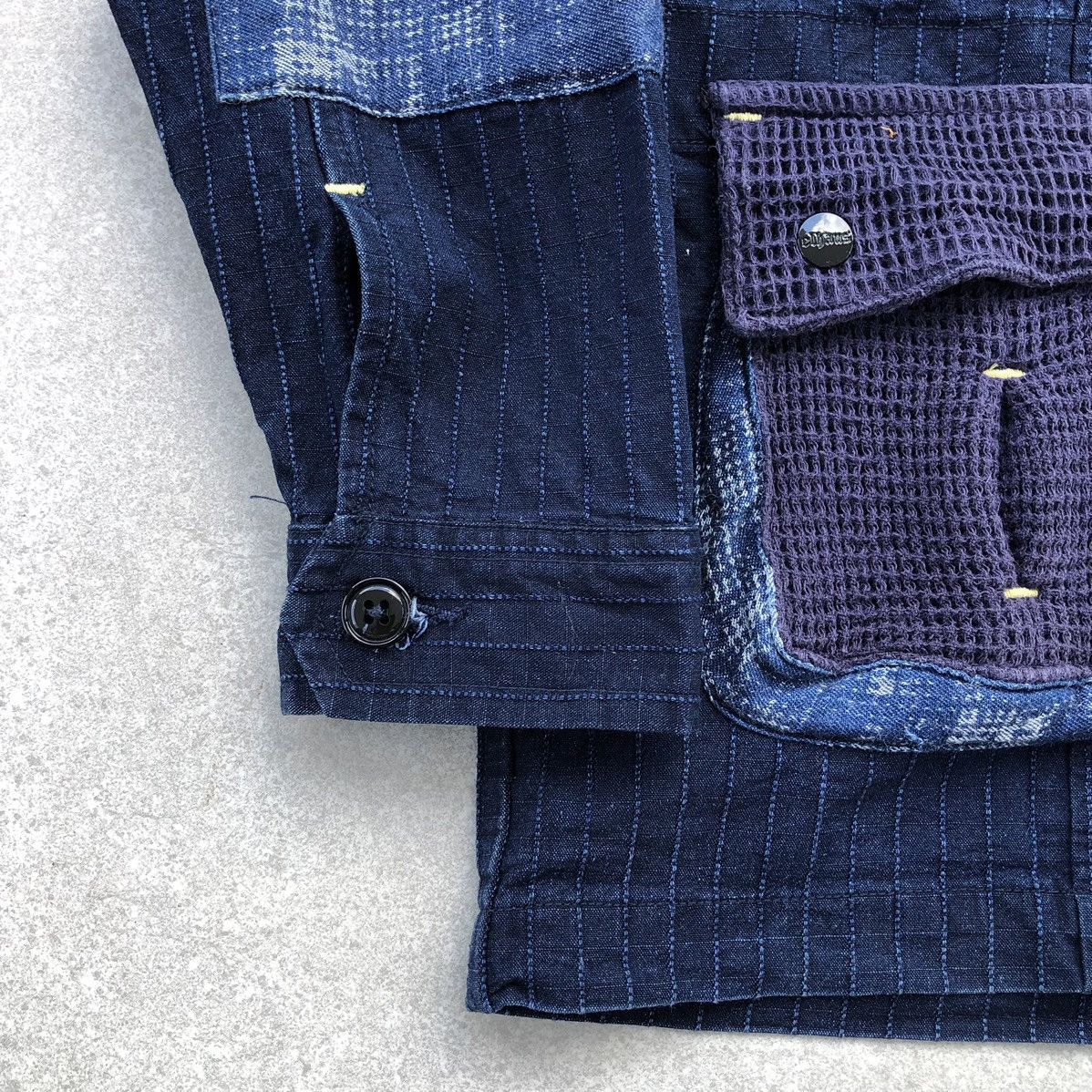 Elhaus Japanese Elhaus Coverall Kendogi Indigo Patchwork Jacket Size US L / EU 52-54 / 3 - 16 Thumbnail