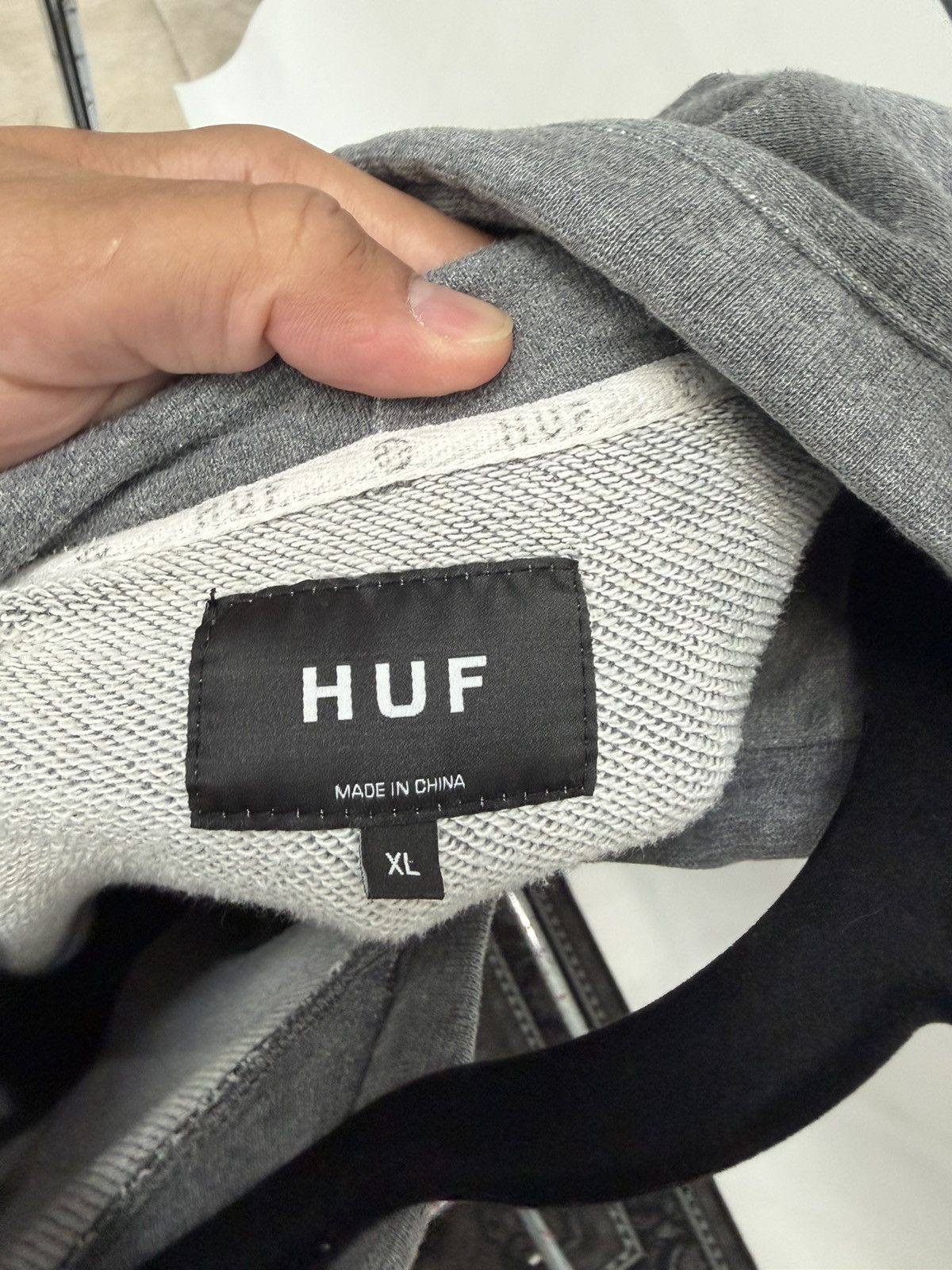 Huf Vintage Huf Star Hoodie Size US XL / EU 56 / 4 - 7 Thumbnail