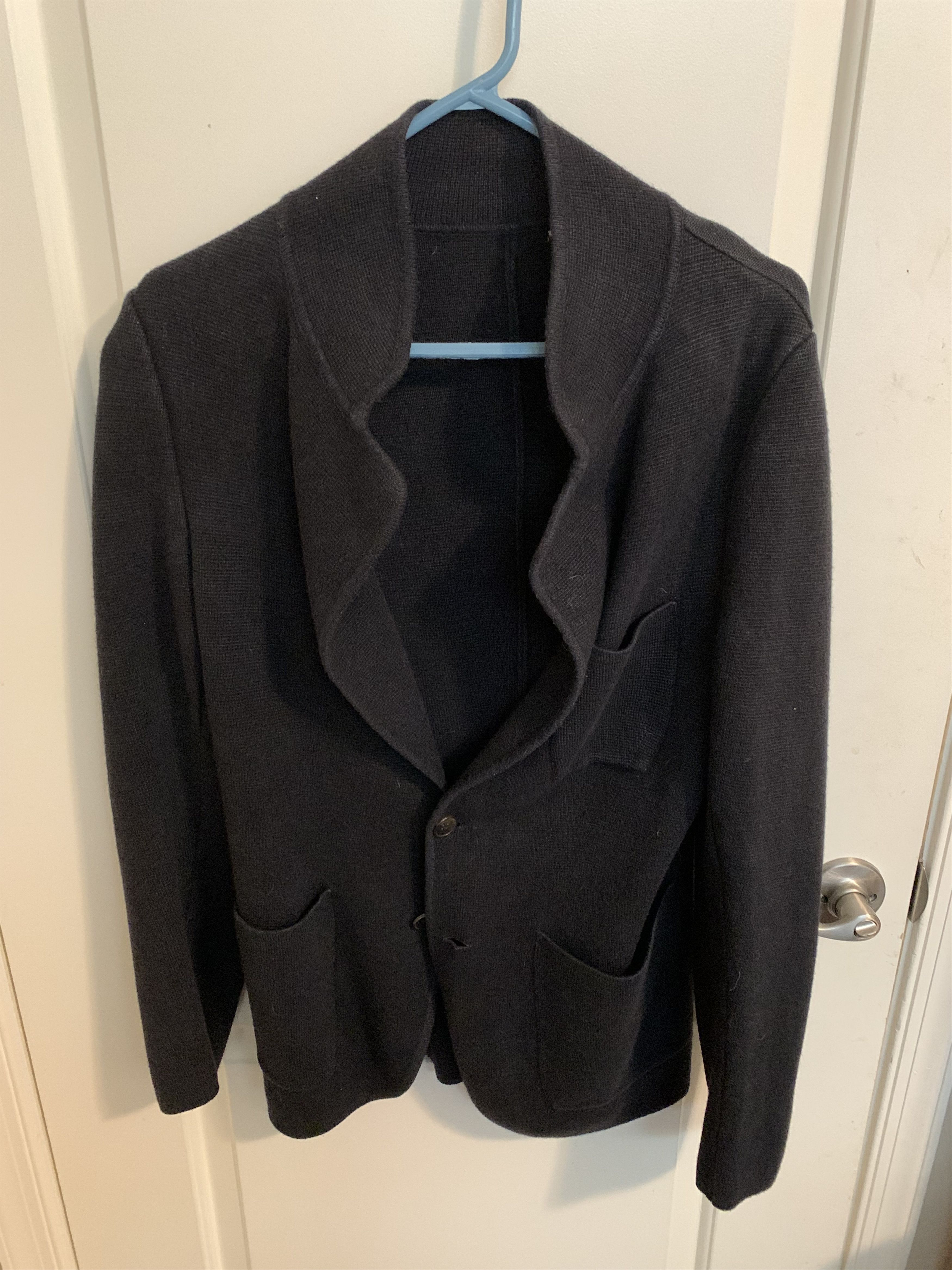 image of Gucci Vintage Cardigan in Black, Men's (Size Small)