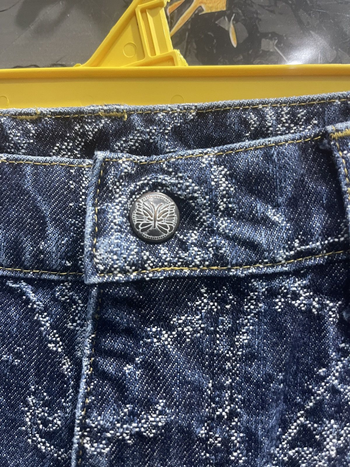 Needles Needles Paisly Denim Pant Size US 33 - 13 Thumbnail