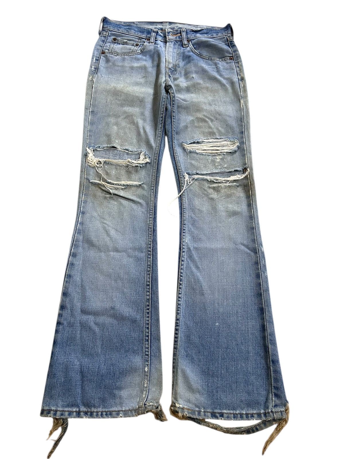 Levi's × Levi's Vintage Clothing × Vintage Vintage LEVI STRAUSS & CO 577 Trashed Distressed Denim Size US 28 / EU 44 - 1 Thumbnail