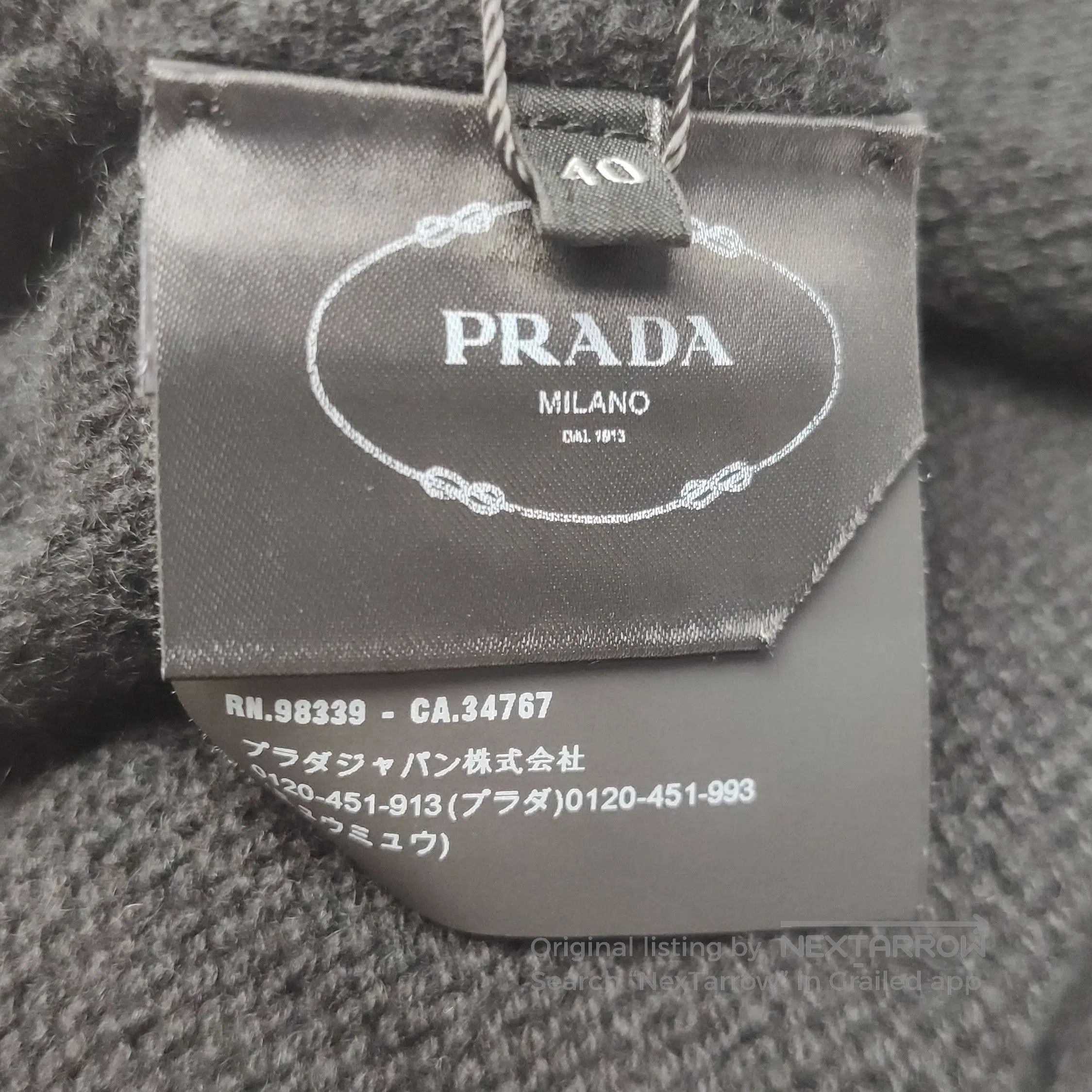 Prada Prada Black Turtleneck Cashmere Dress Size 4. Size M / US 6-8 / IT 42-44 - 9 Thumbnail