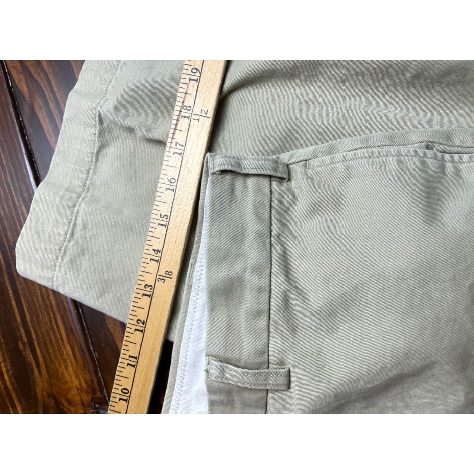 Nautica Nautica Dress Pants Mens 36W36L Tan Chino Clipper Relax Fit NS-83 Regular Inseam 30.5" | Breathable Stretch Front Flat Front Casual Formal Pants Boys? Size US 38 / EU 54 - 7 Thumbnail