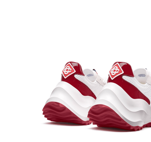 Casablanca o1y0526 Low-Top Sneakers in Red/White Size US 12.5 / EU 45-46 - 3 Thumbnail