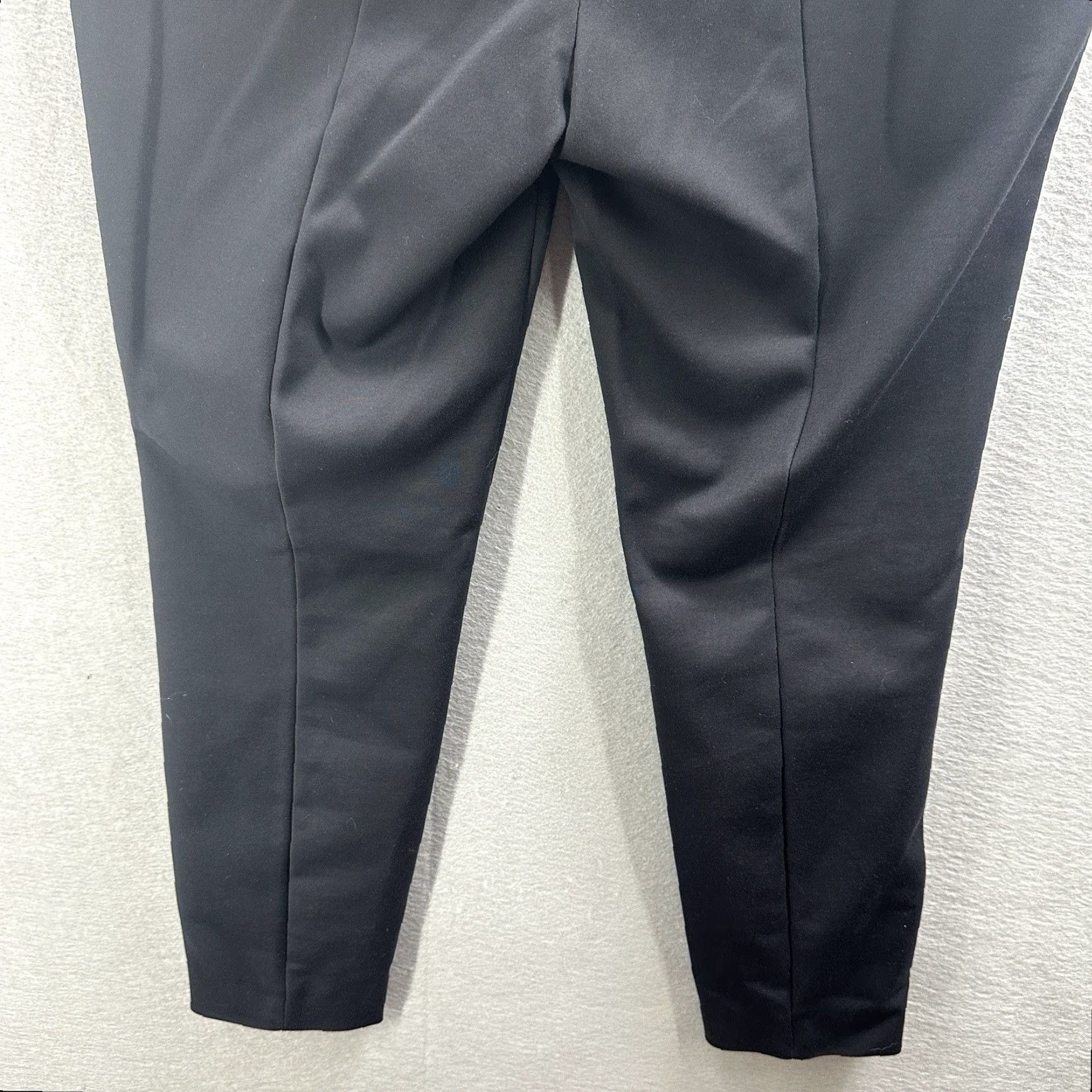 Akris Akris Punto Franca Techno Pants Slim Black Cotton Blend Stretch Women's 4 Active City 90s Style Boots? Size 27" / US 4 / IT 40 - 7 Thumbnail