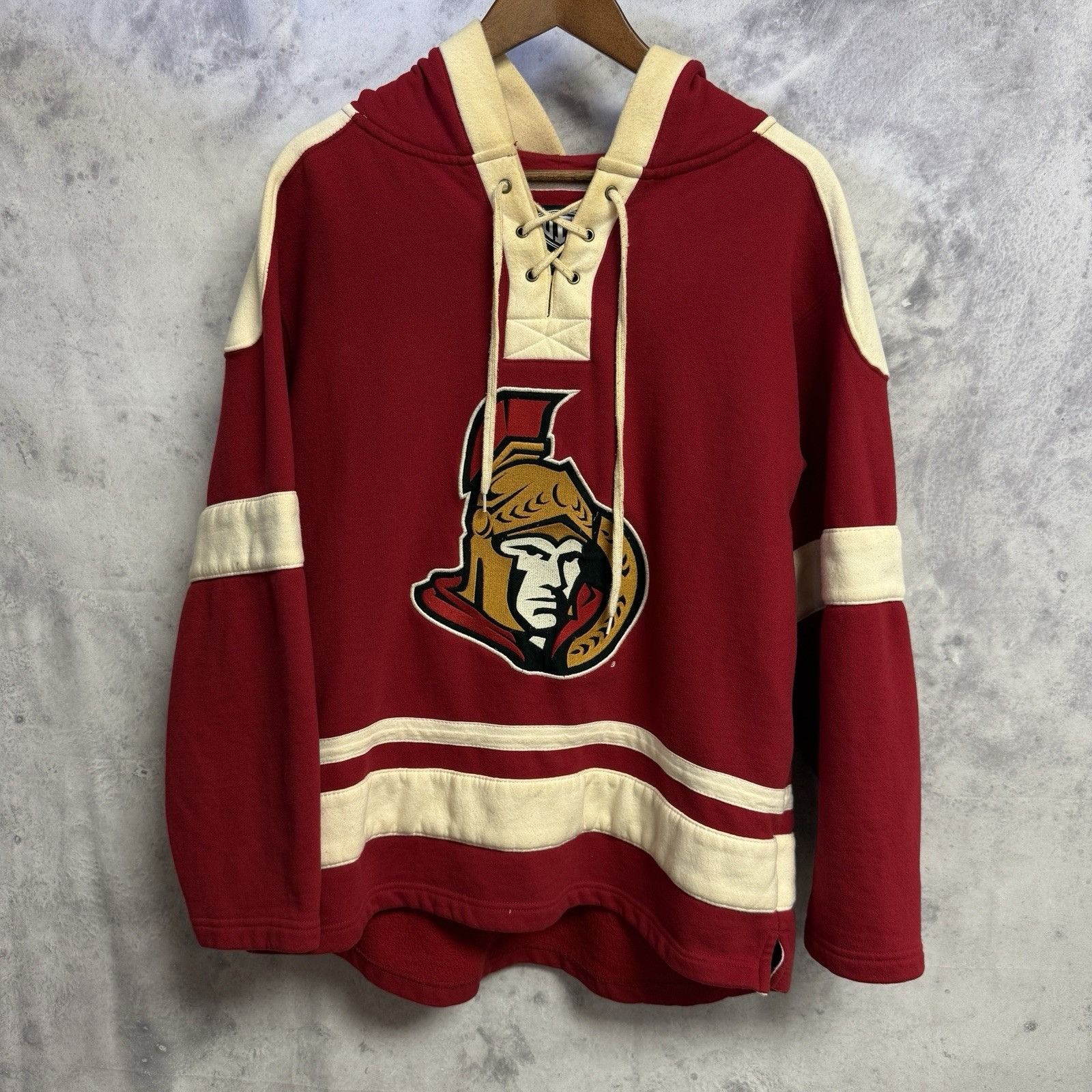 NHL Ottawa Senators Hockey Hoodie Sweatshirt Mens Large Size US L / EU 52-54 / 3 - 1 Thumbnail