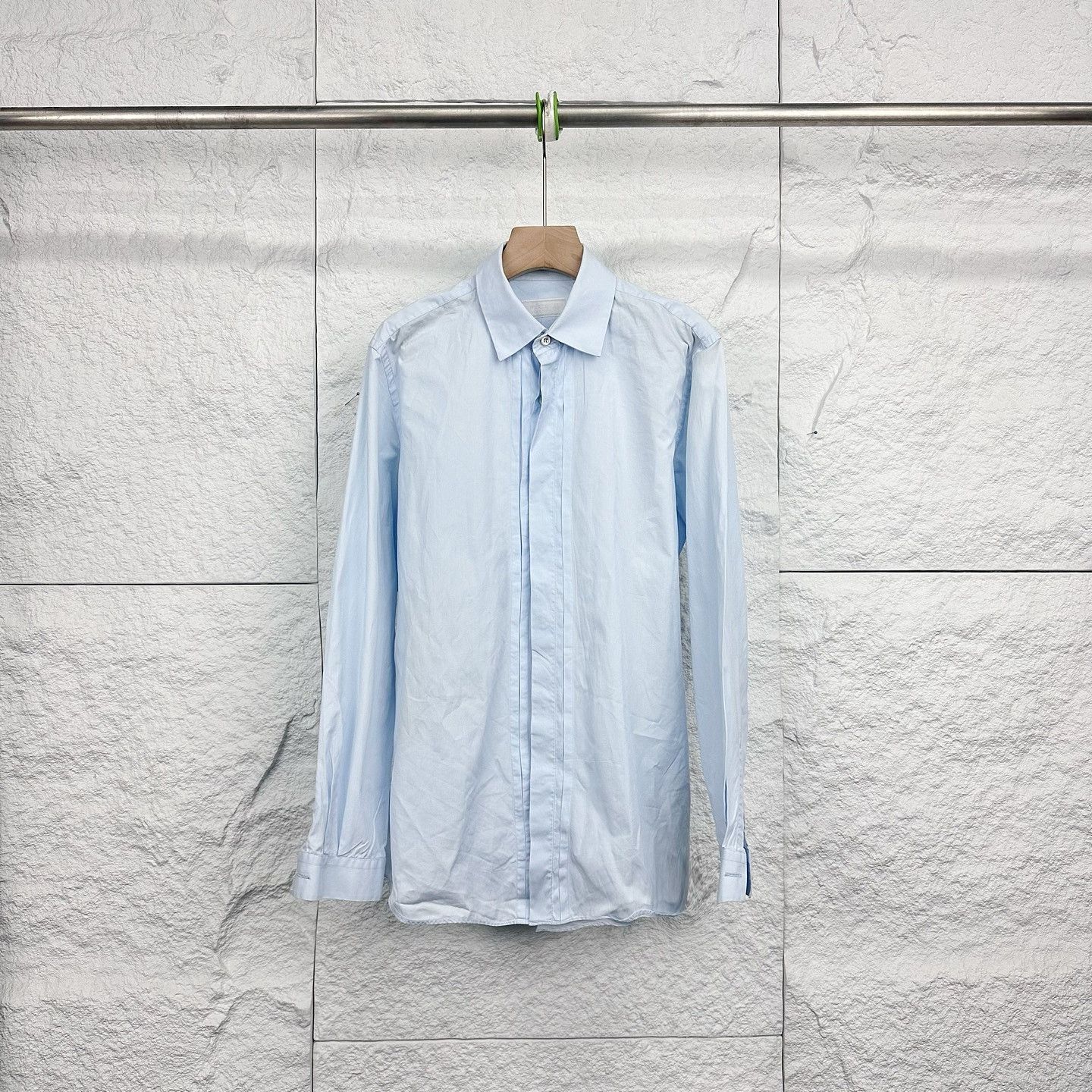 Prada Prada Cotton Button Up Shirt Size M Size US XXS / EU 40 - 1 Thumbnail