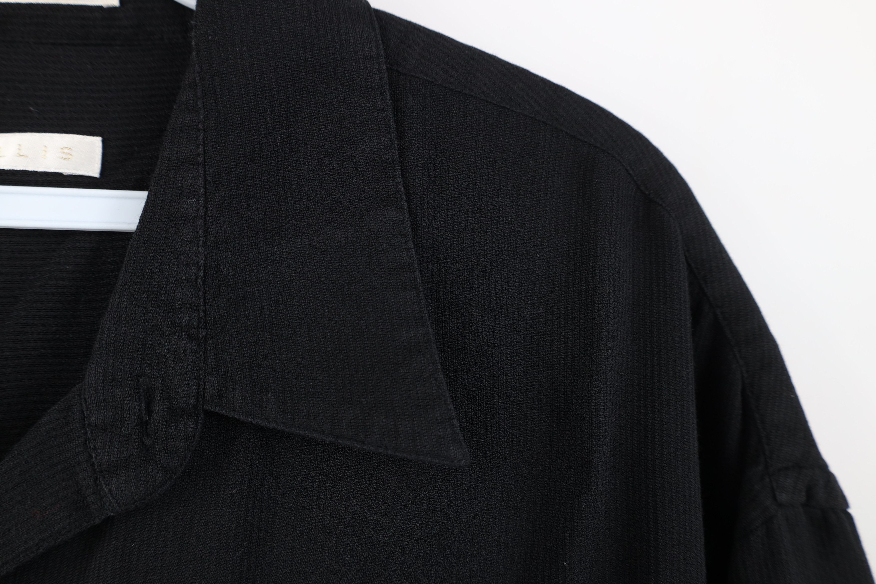 Vintage Vintage 90s Streetwear Knit Baggy Collared Button Shirt Size US XL / EU 56 / 4 - 4 Thumbnail