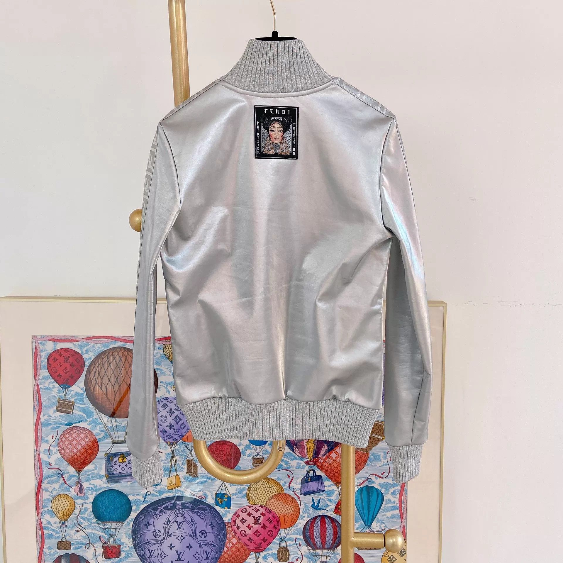 Fendi Fendi Silver Jacket 36 Size XS / US 0-2 / IT 36-38 - 2 Thumbnail