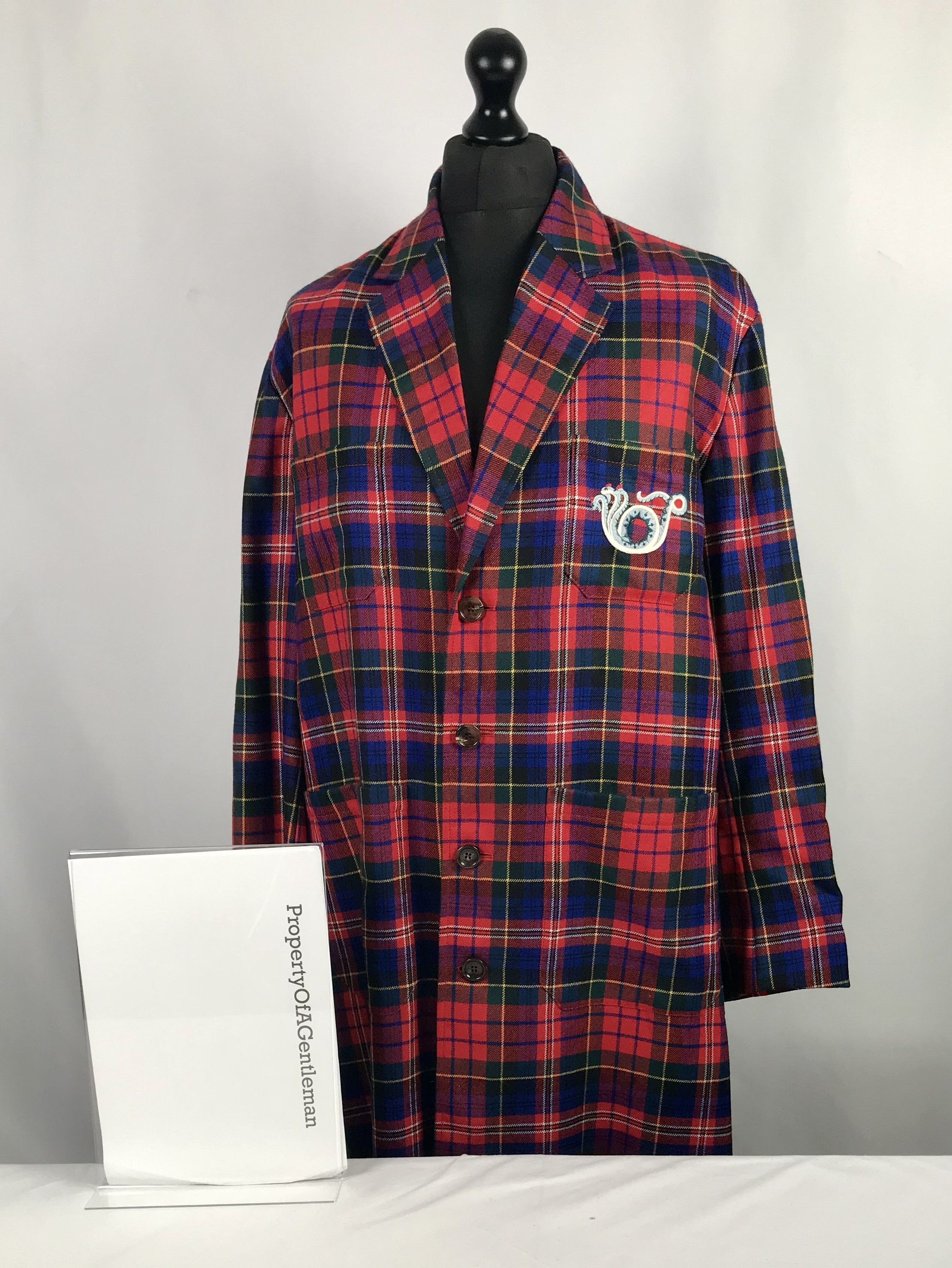 Gucci Lightweight Classic Gucci Tartan Overcoat Size US M / EU 48-50 / 2 - 10 Thumbnail