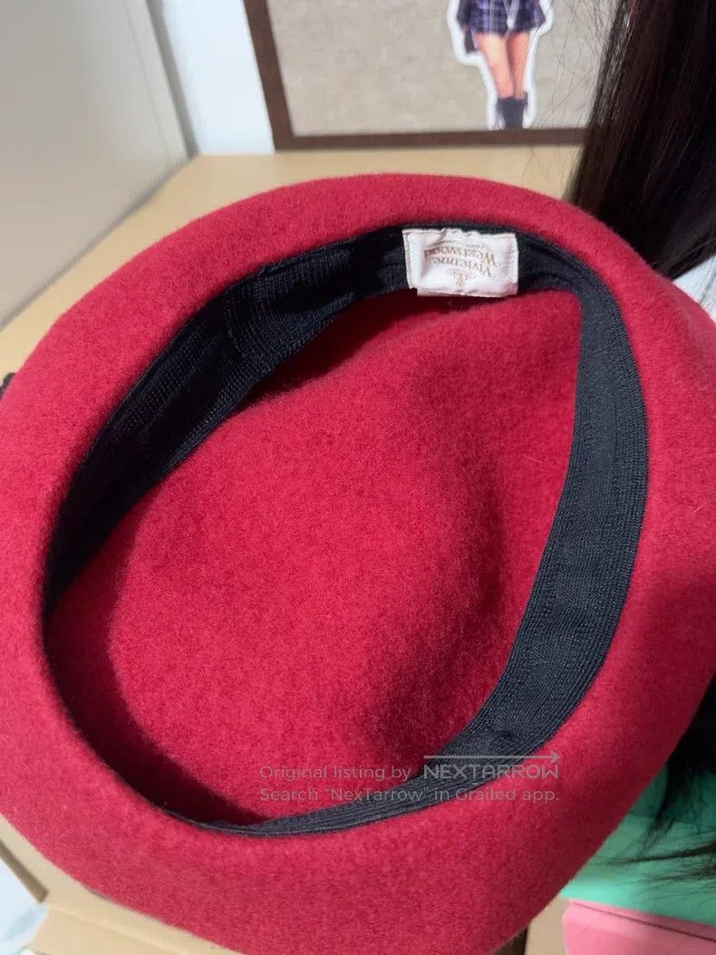 Vivienne Westwood Vivienne Westwood Red Beret Size ONE SIZE - 7 Thumbnail