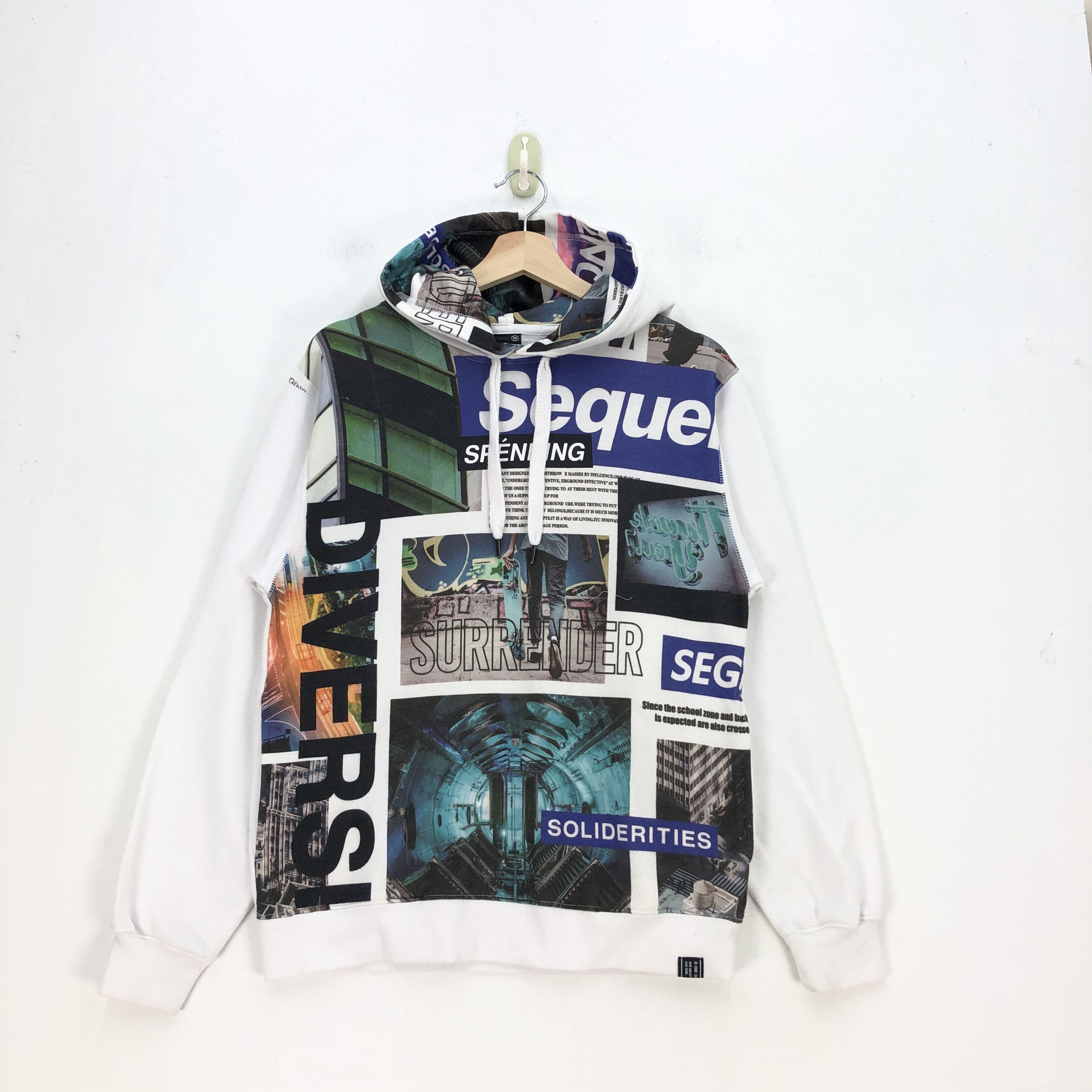 Japanese Brand Vintage Japanese Sequel Hoodie Sweatshirt Duck Dude Sweater Size US M / EU 48-50 / 2 - 1 Thumbnail