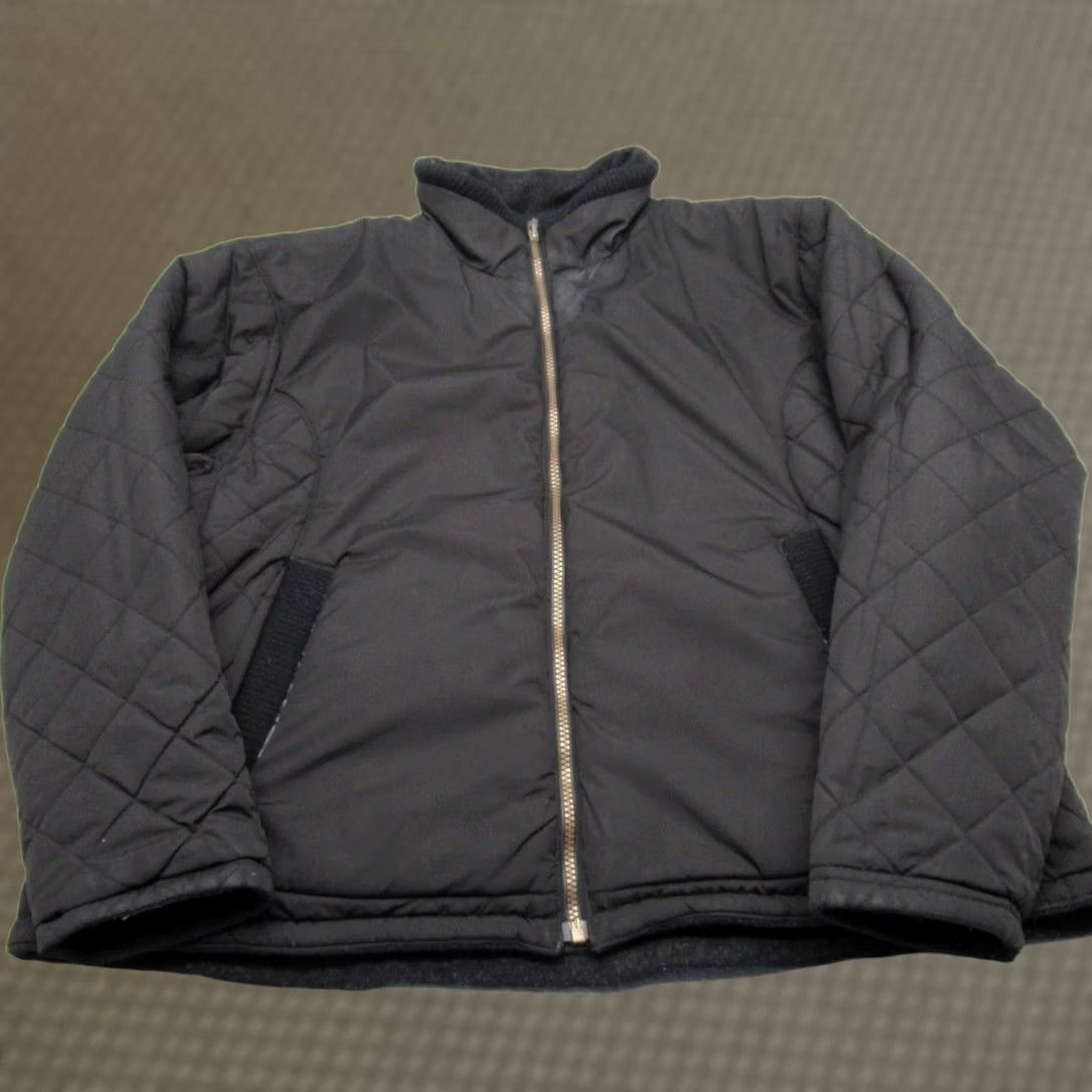 Vintage Woolrich Jacket Womens XL Black Wool Blend Full Zip Quilted Reversible Puff Size XL / US 12-14 / IT 48-50 - 1 Thumbnail
