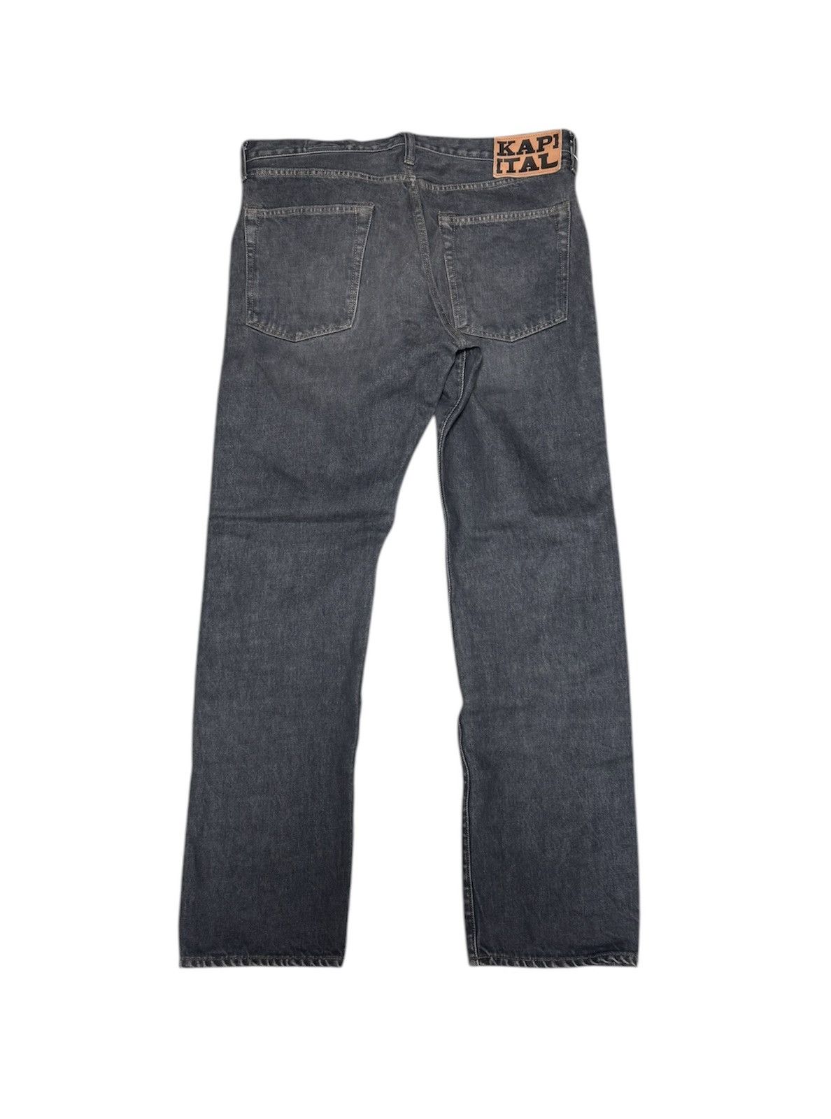 Kapital KAPITAL 14oz Black Denim 5P Monkey CISCO Studs Remake Size US 32 / EU 48 - 2 Thumbnail
