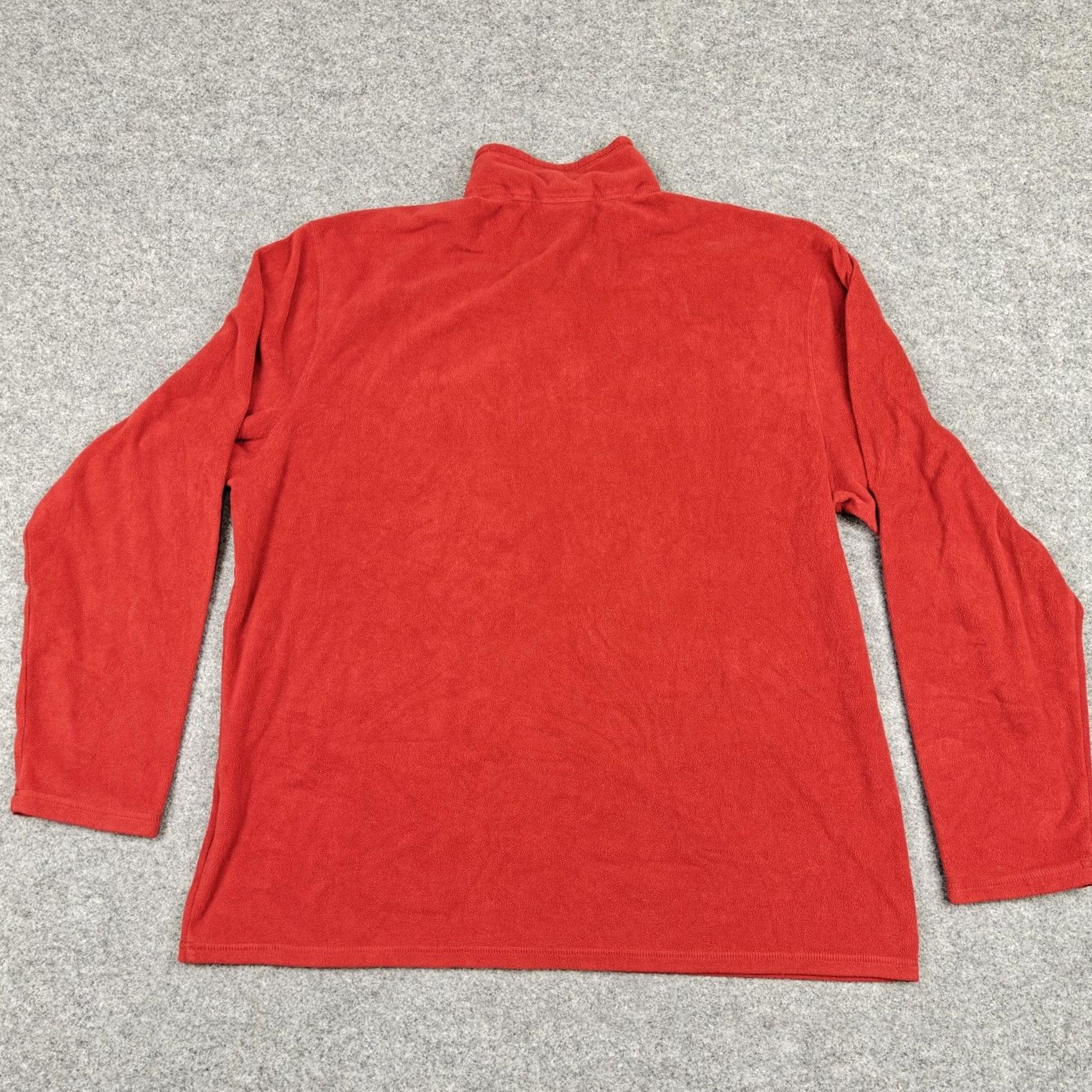 The North Face The North Face Mens XL Red Polartec Classic Fleece 1/4 Zip Hiking Pullover Size US XL / EU 56 / 4 - 7 Thumbnail