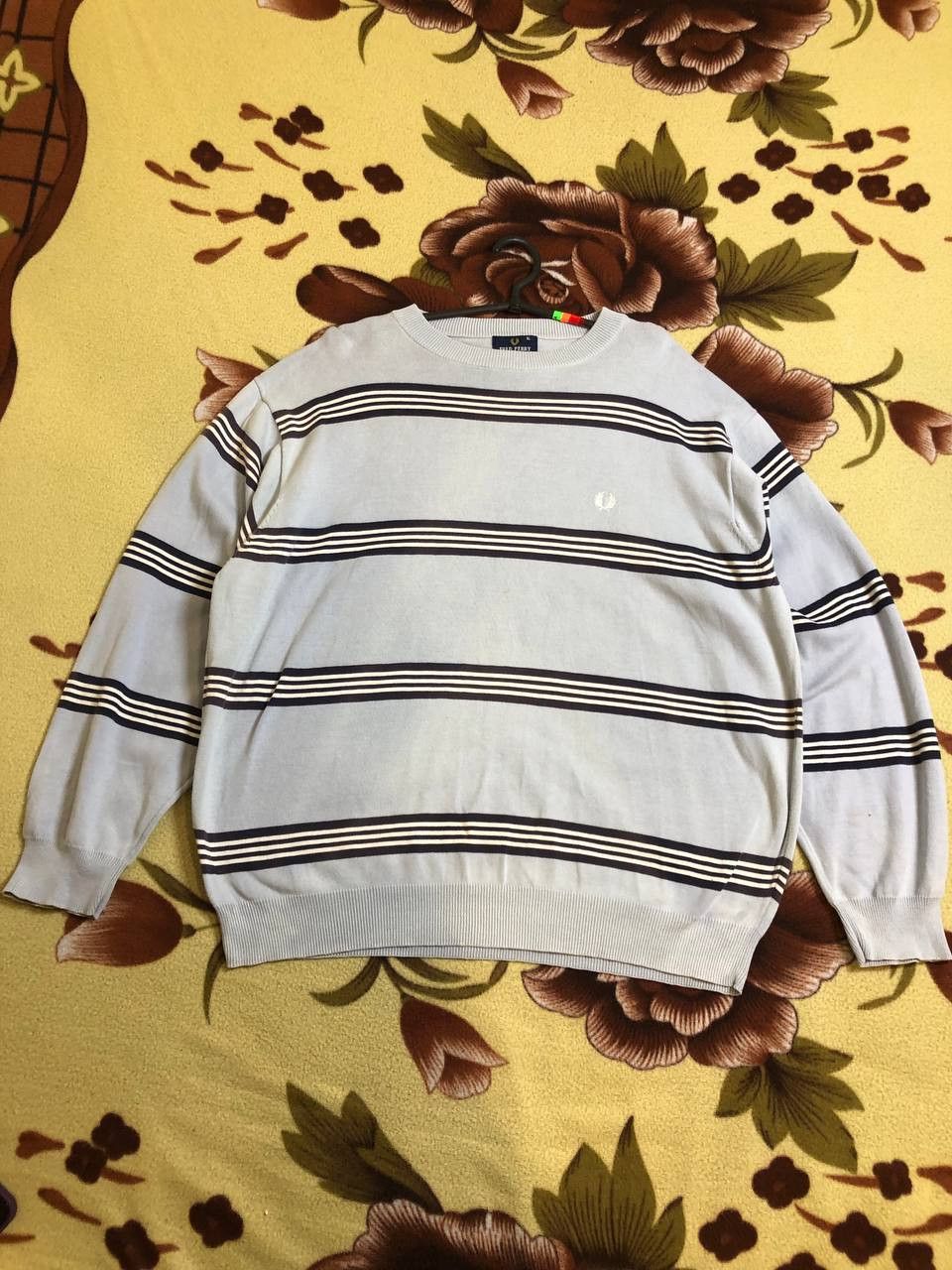 Fred Perry Fred Perry striped Sweater Crew Neck Long Sleeve . Size US XL / EU 56 / 4 - 1 Thumbnail