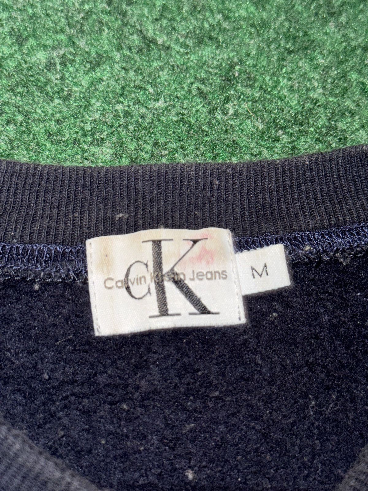 Calvin Klein × Vintage Vintage 90s Calvin Klein Jeans CK Cropped Sweatshirt Size M / US 6-8 / IT 42-44 - 3 Thumbnail
