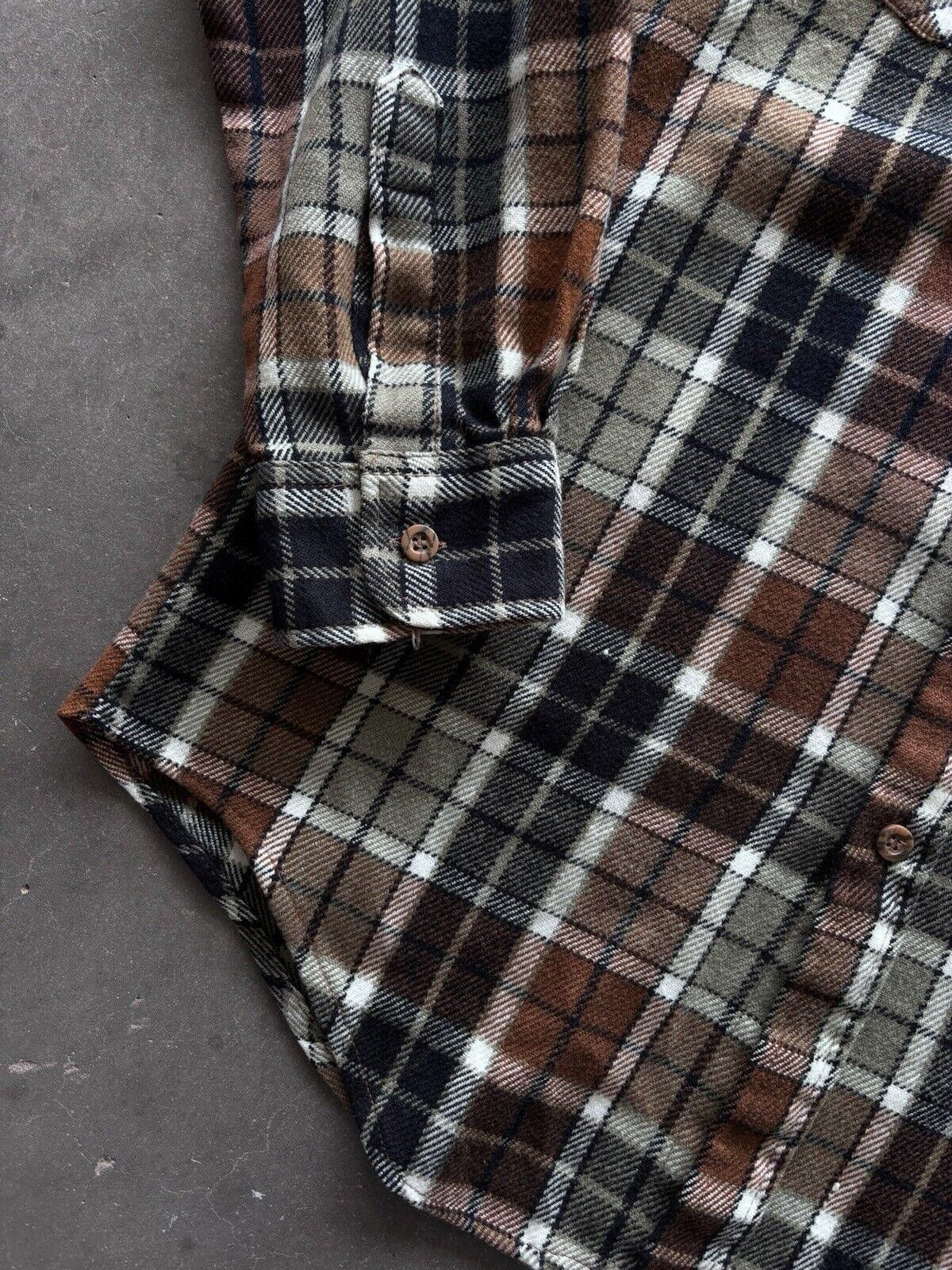 JCPenney × Vintage Vintage JC Penney Acrylic Button Up Flannel Mens Medium Tall Size US M / EU 48-50 / 2 - 3 Thumbnail