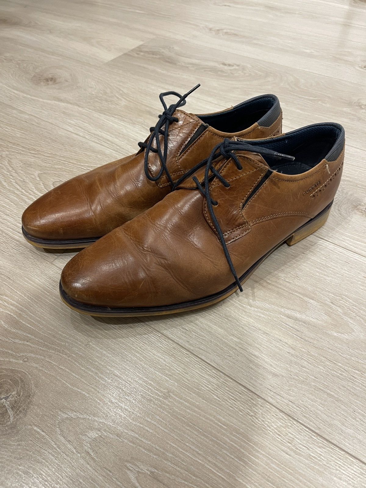 Bugatti Bugatti shoes mens leather brown rare 44 euro 10 usa Size US 10 / EU 43 - 2 Thumbnail