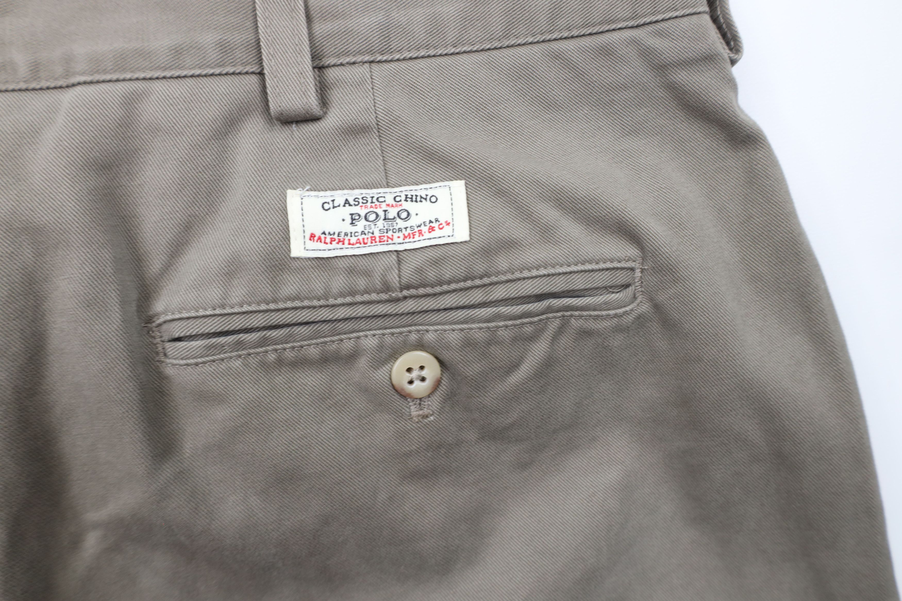 90s ralph lauren pink striped linen gauchos - made in usa