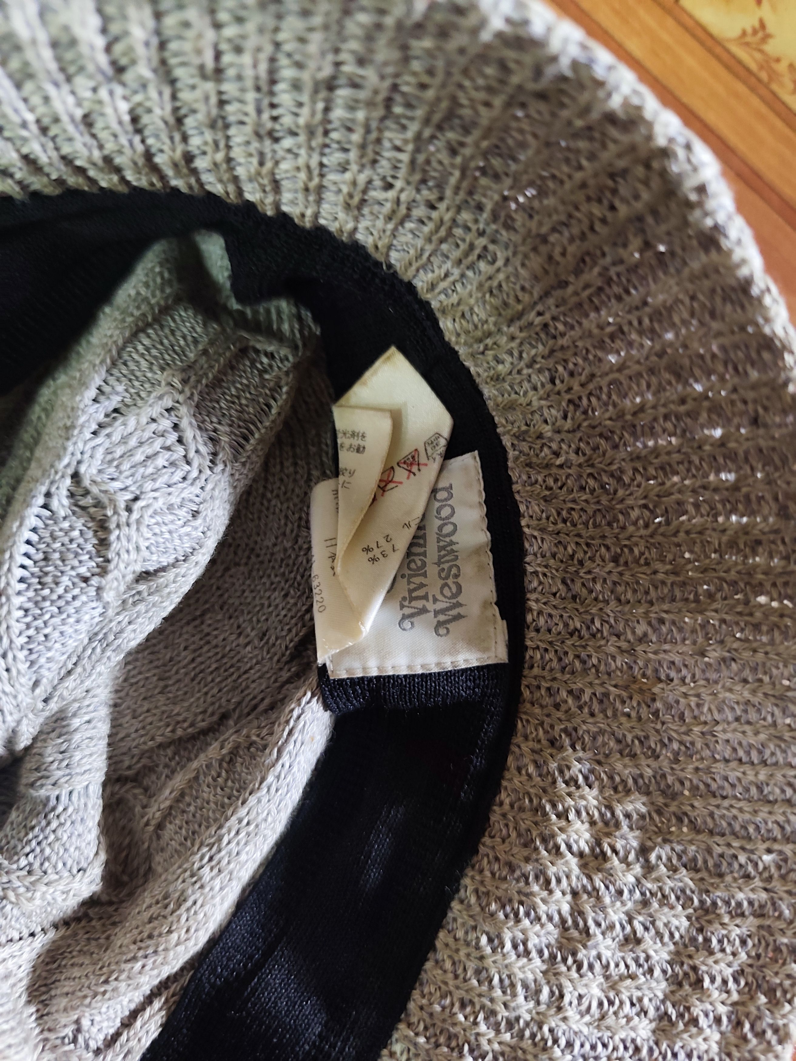 Vivienne Westwood Vivienne Westwood Orb Pin Knit Bucket Hat Size ONE SIZE - 3 Thumbnail