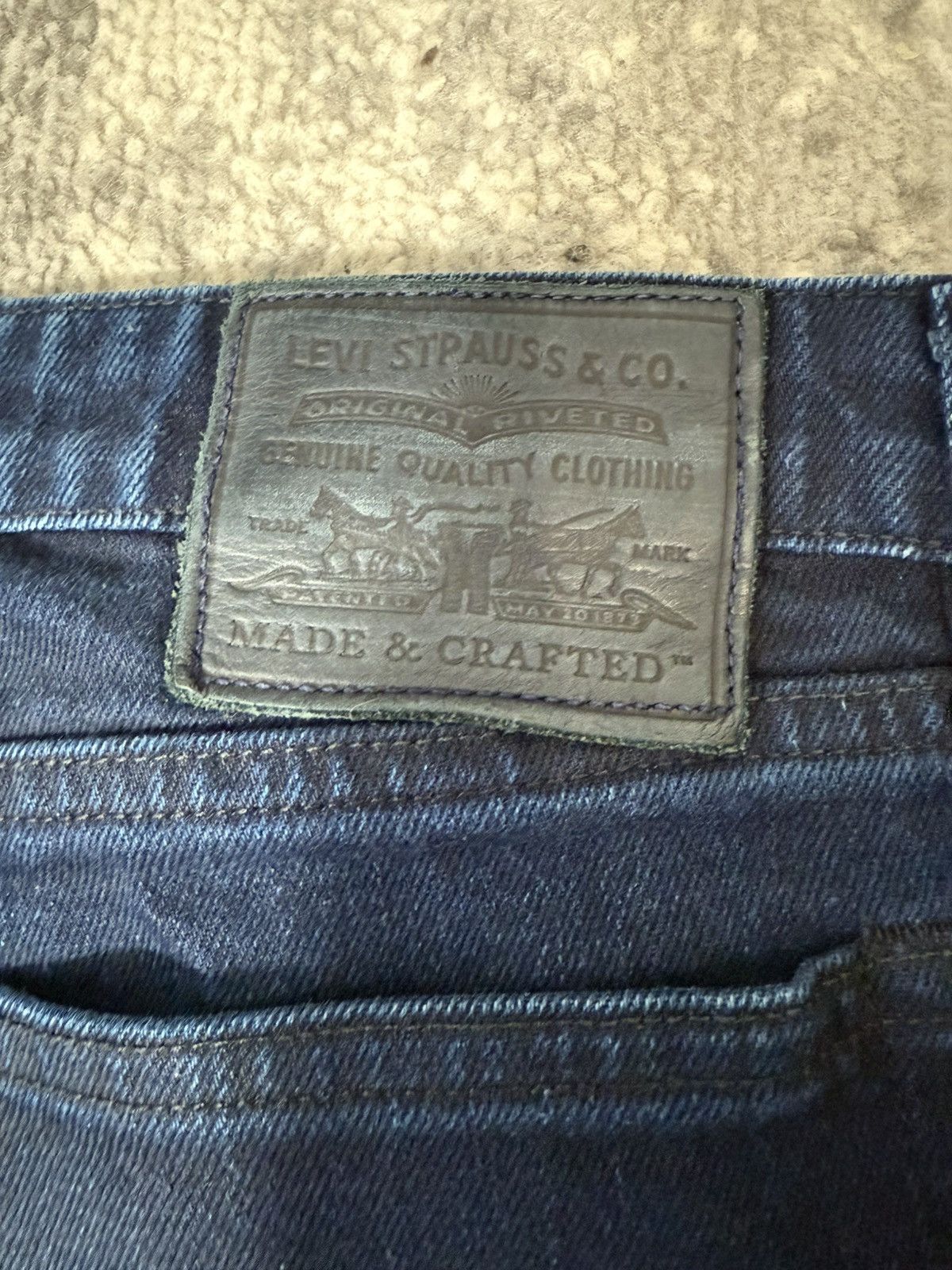 Levi's Levi’s Blue Tab Slim Japan Denim Jeans Size US 34 / EU 50 - 4 Thumbnail