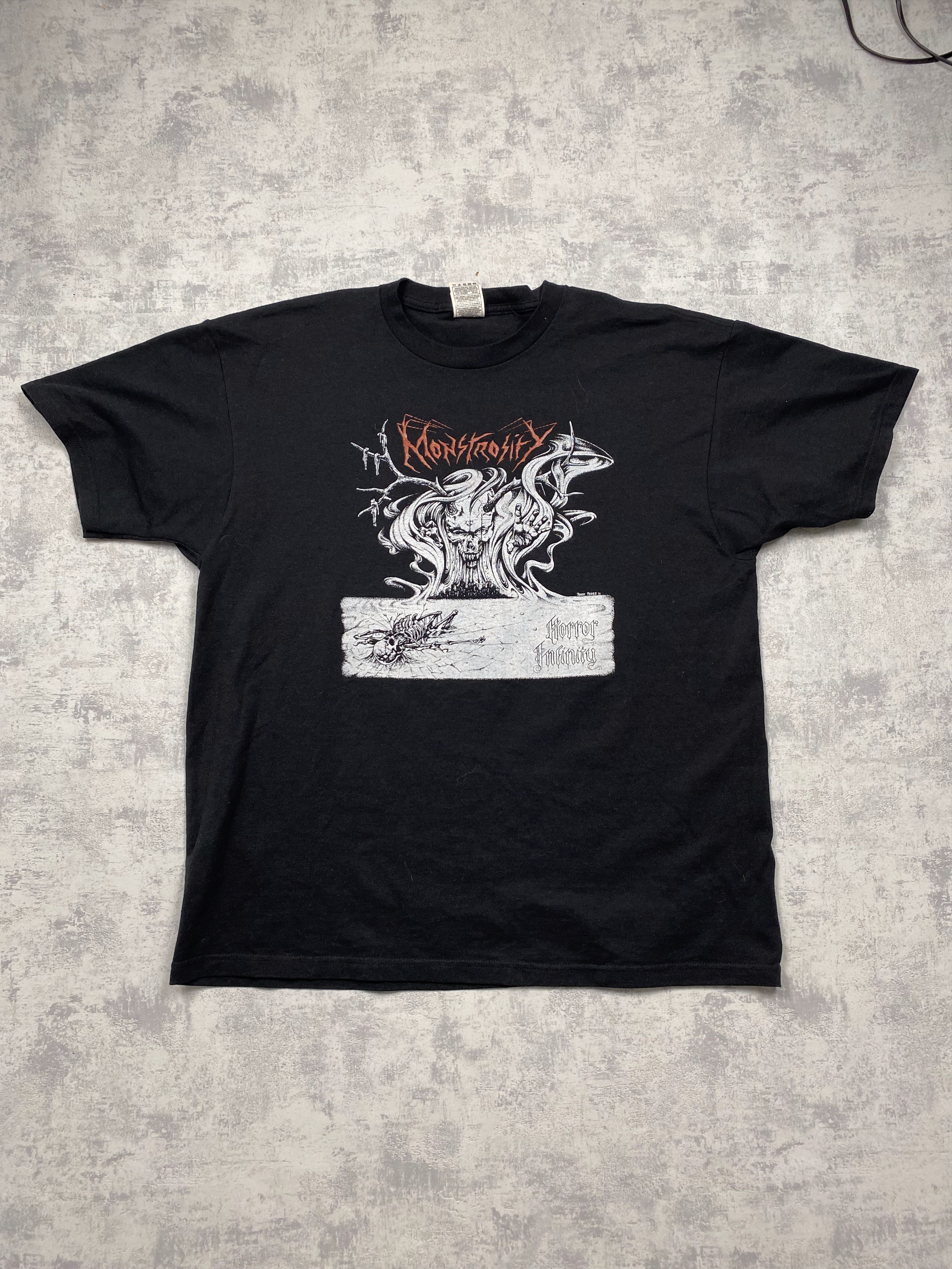 Band Tees Vintage 2001 Monstrosity Enslaving The Masses Band Tee Size US XL / EU 56 / 4 - 1 Thumbnail