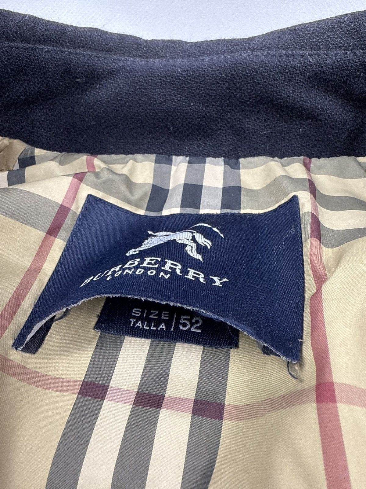 Burberry Burberry heavy coat novacheck navy blue size L men Size US L / EU 52-54 / 3 - 8 Thumbnail
