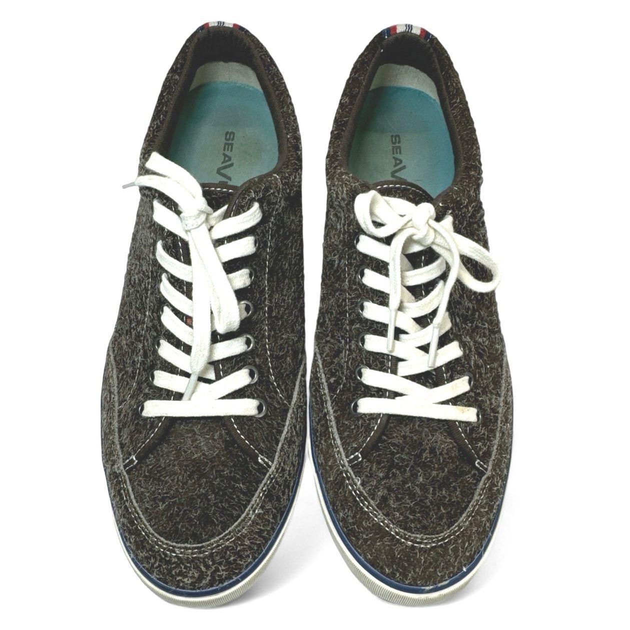 SeaVees SeaVees Suede Brown Heathered Tennis Shoe Sneaker Men sz 12 Size US 12 / EU 45 - 2 Thumbnail