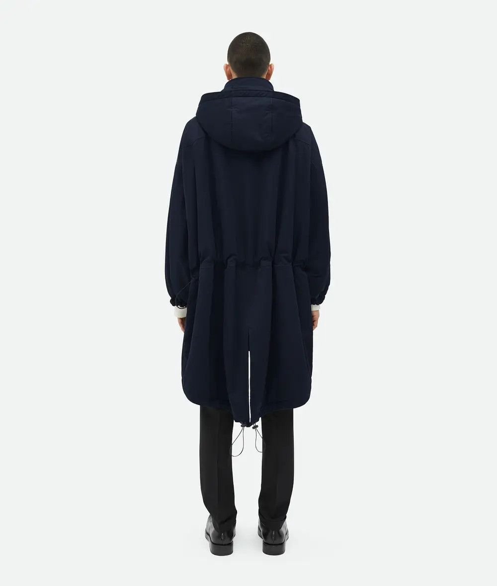 Bottega Veneta o1n1vont1225 Tech Nylon Padded Parka In Blue Size US XL / EU 56 / 4 - 3 Thumbnail