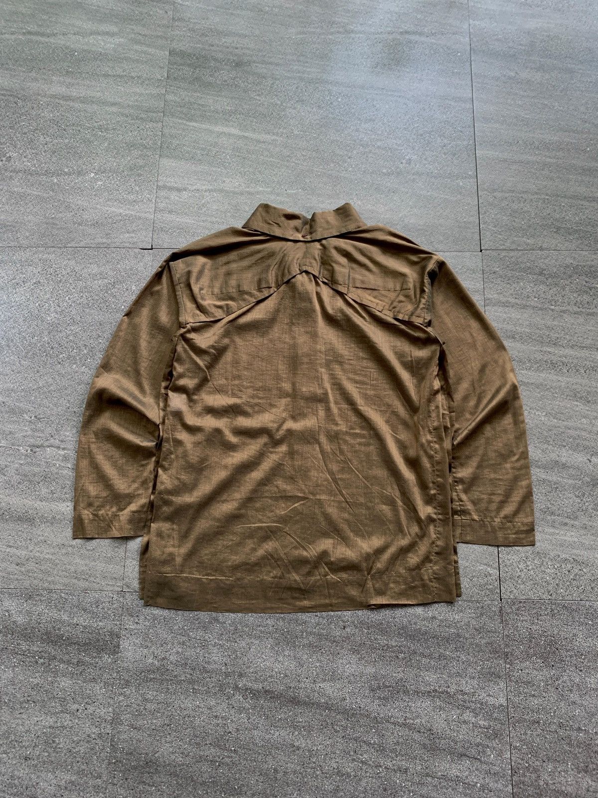 Issey Miyake FREE TAX! Splitter Long sleeve Shirt Size US S / EU 44-46 / 1 - 6 Thumbnail