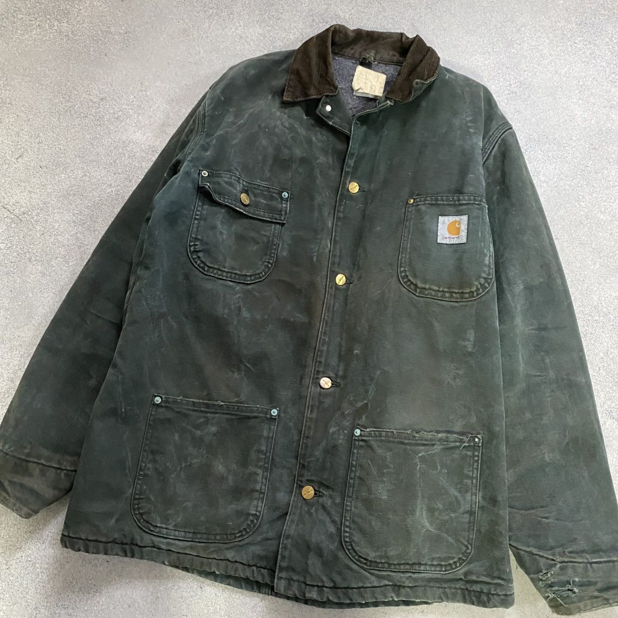 Carhartt Vintage Hooded Carhartt Jacket Size US L / EU 52-54 / 3 - 2 Thumbnail