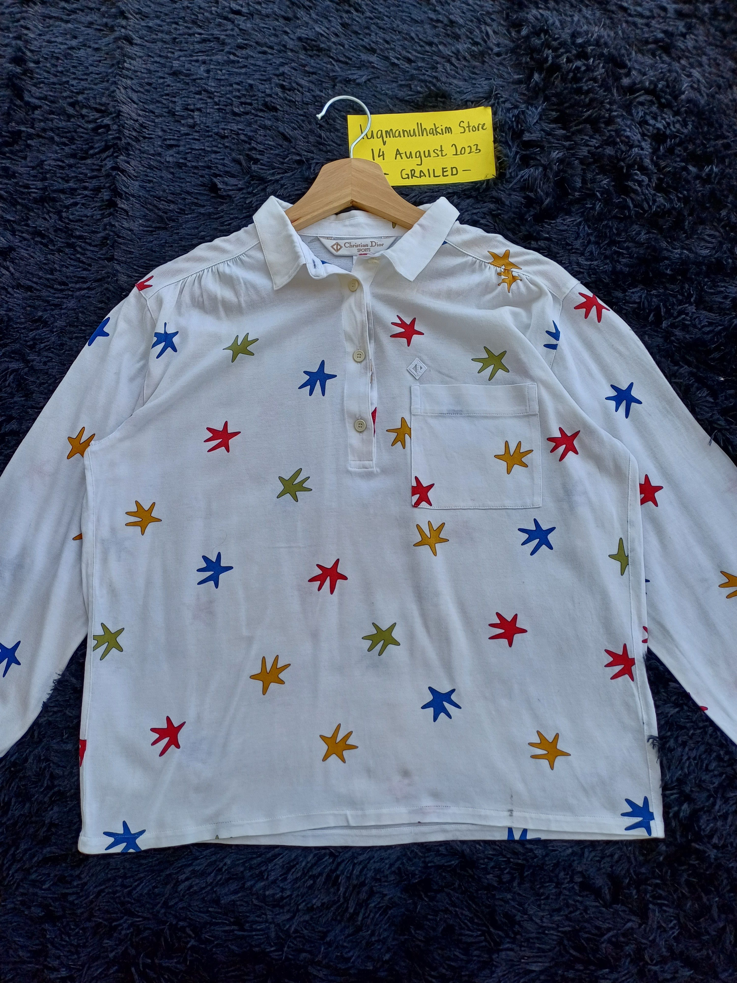 Christian Dior Monsieur Rare Vintage Christian Dior Sports Polo Shirt Size US M / EU 48-50 / 2 - 2 Thumbnail