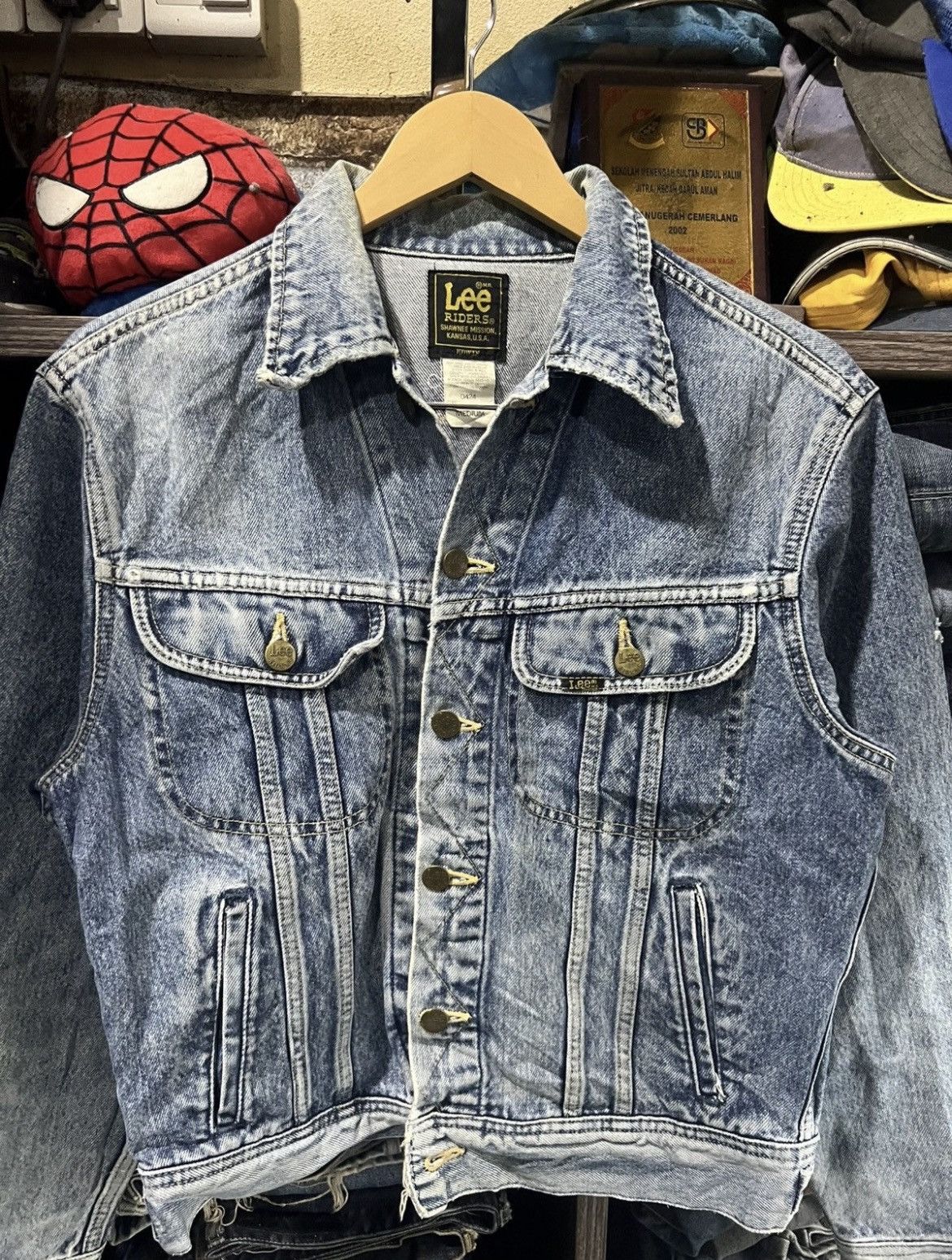 Lee 🔥Vintage Lee Riders x Edwin Denim Trucker Size US S / EU 44-46 / 1 - 10 Thumbnail