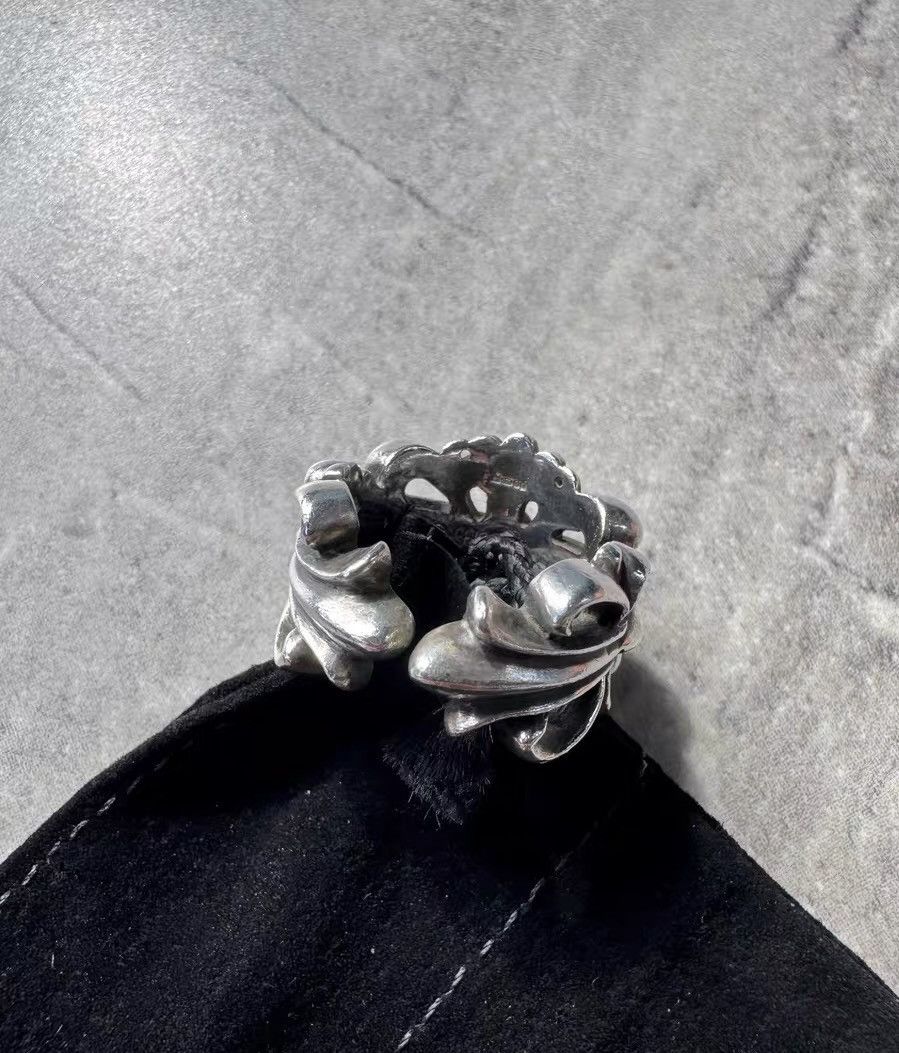 Chrome Hearts Chrome Hearts Cross Open Flower Ring Size ONE SIZE - 2 Thumbnail