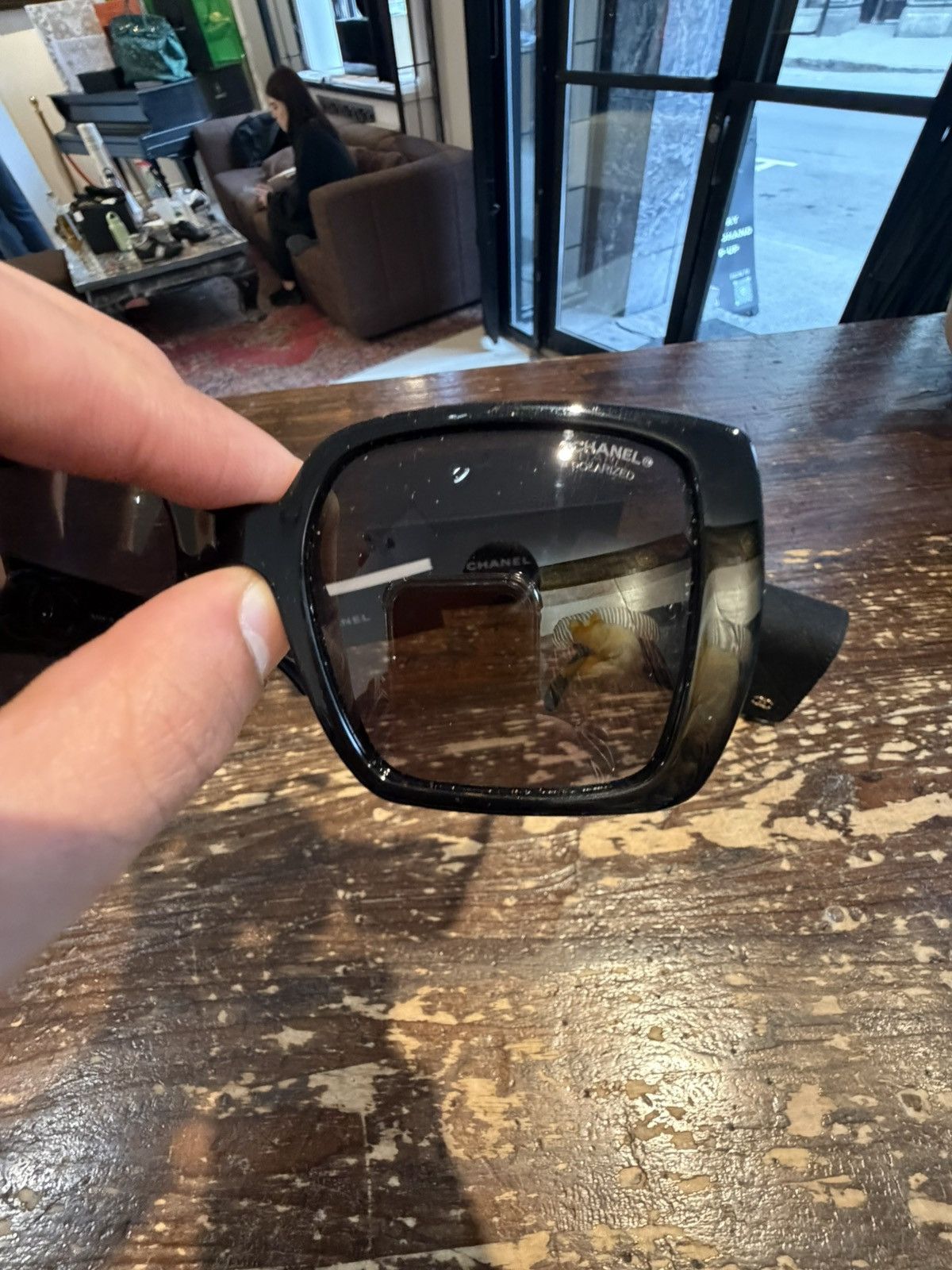 Chanel CHANEL POLARIZED SQUARE SUNGLASSES ✨ Size ONE SIZE - 9 Thumbnail