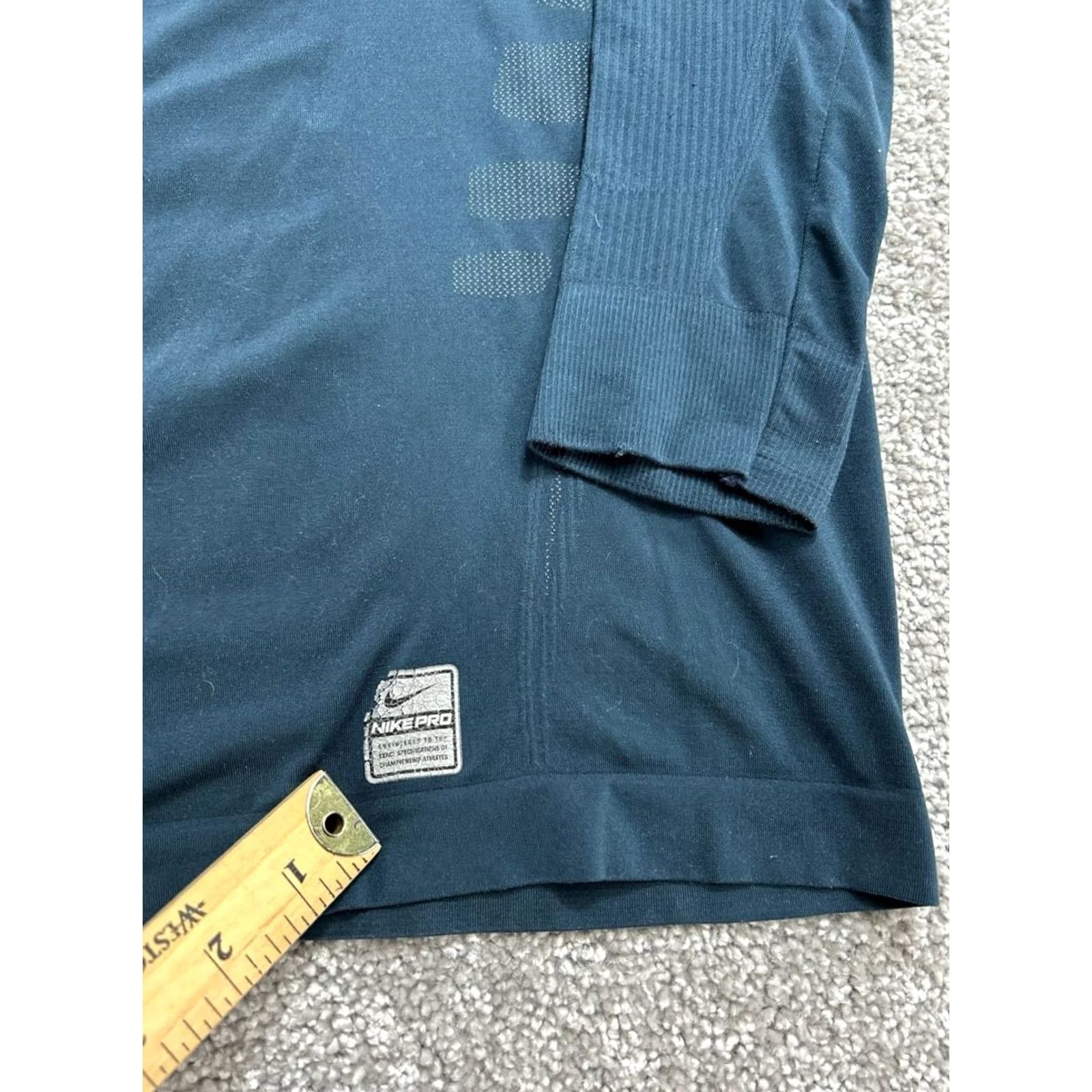 Nike Nike Pro Tight Shirt Mens XL Blue Stretch Dri Fit Running Training Athletic Top Size US XL / EU 56 / 4 - 5 Thumbnail