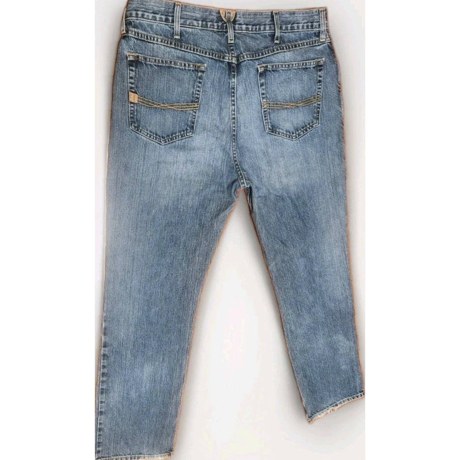 Ariat ARIAT M4 Blue Jeans Men's 36x34 Boot Cut Denim Western Cowboy 10007775 Size US 36 / EU 52 - 2 Thumbnail