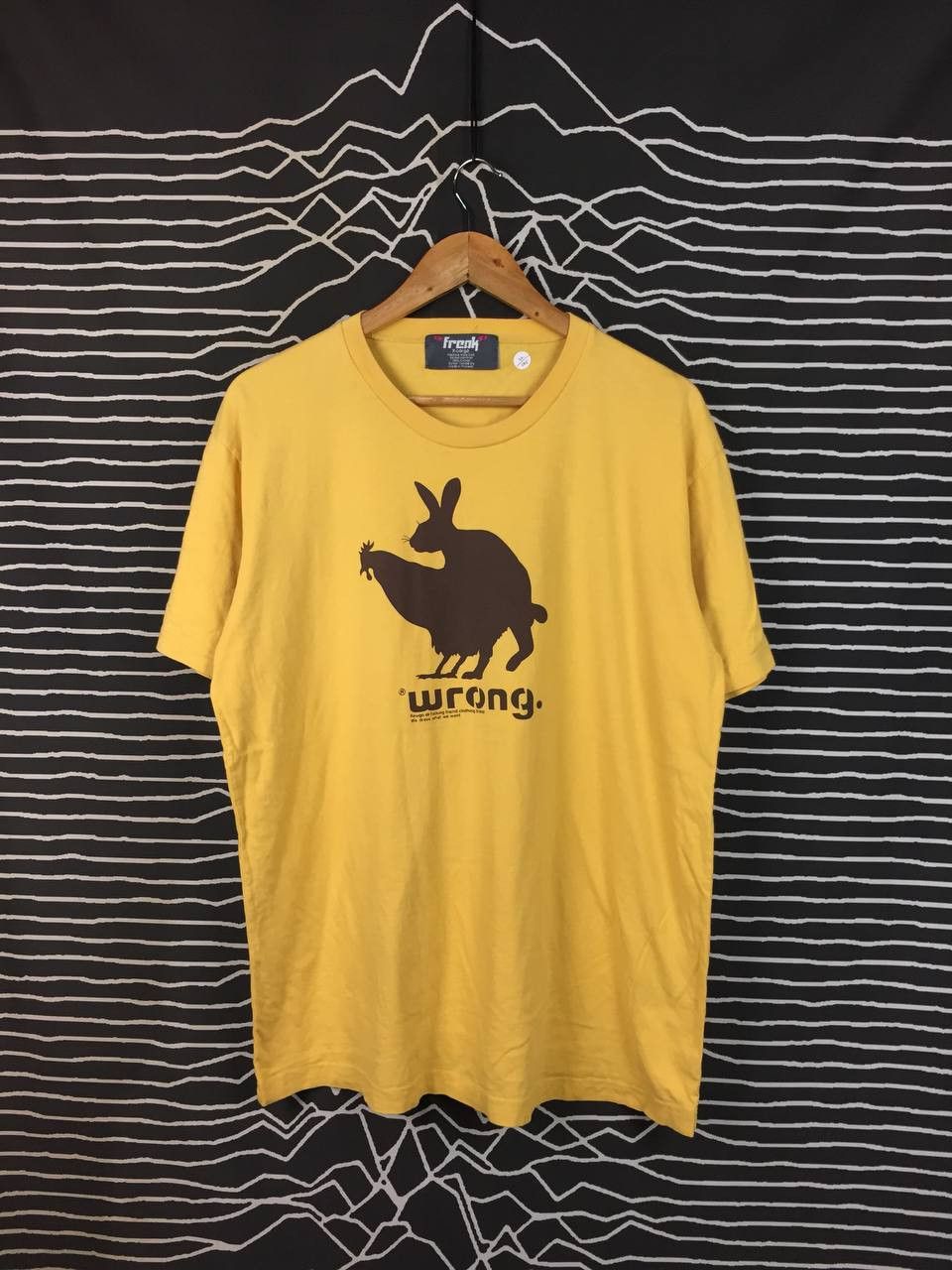Vintage Freak Bunny & Rooster Satirical Wrong Hybrid Logo Tee Size US XL / EU 56 / 4 - 2 Thumbnail