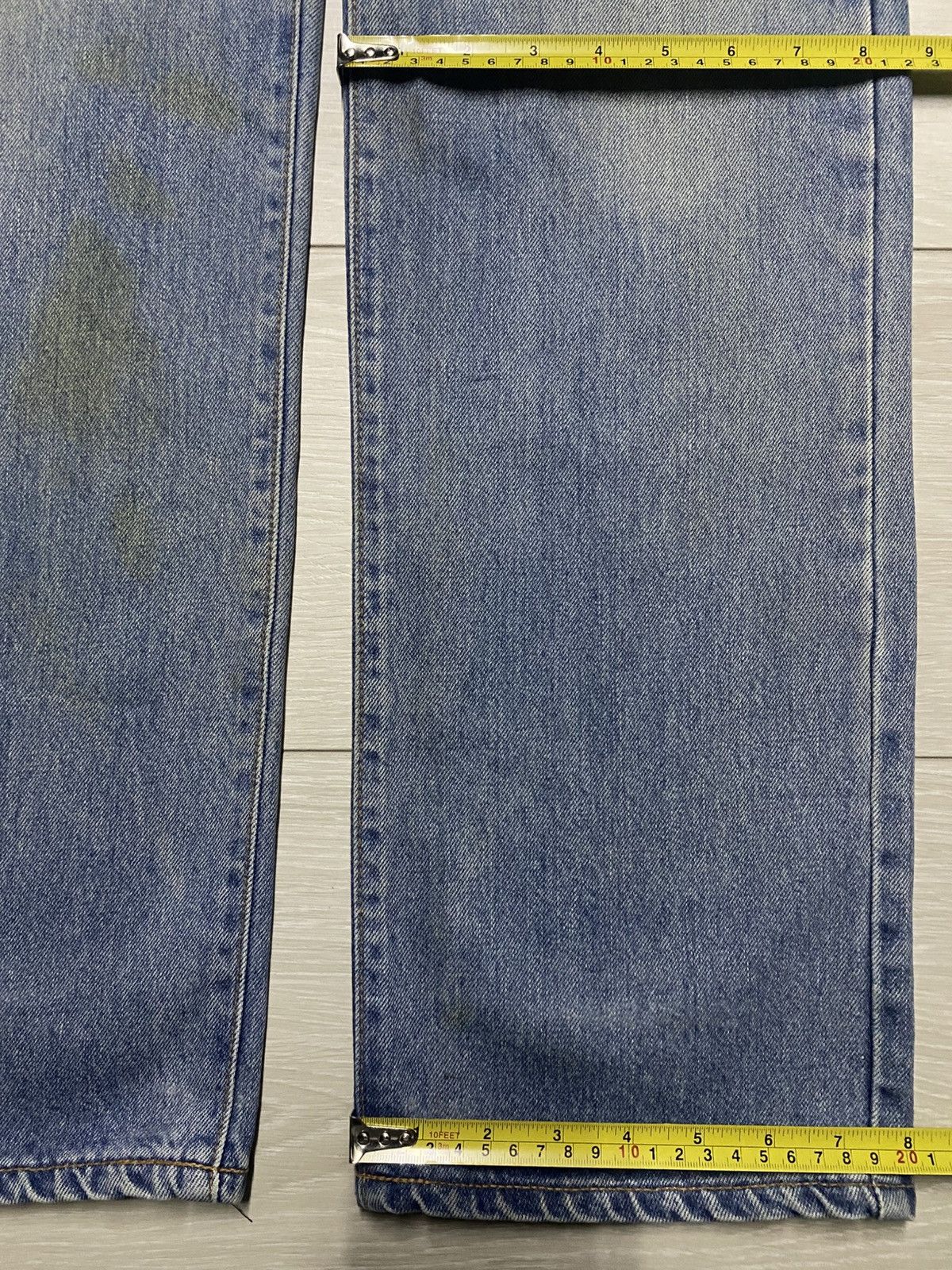 Edwin Vintage Edwin 1057 90s Grunge Distressed Loose Jeans Size US 30 / EU 46 - 16 Thumbnail