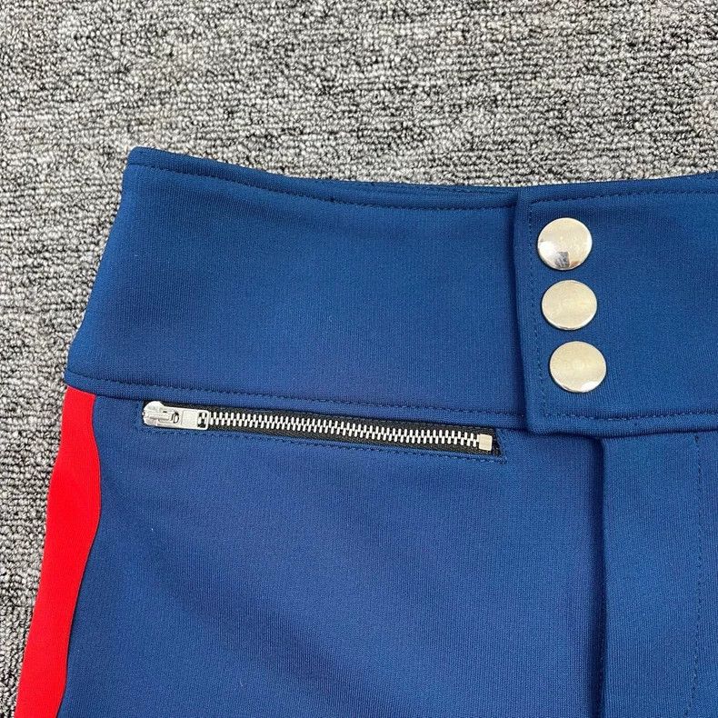 Gucci Gucci Red and blue color matching Weila casual pants 2504-N Size 24" / US 00 / IT 34 - 5 Thumbnail