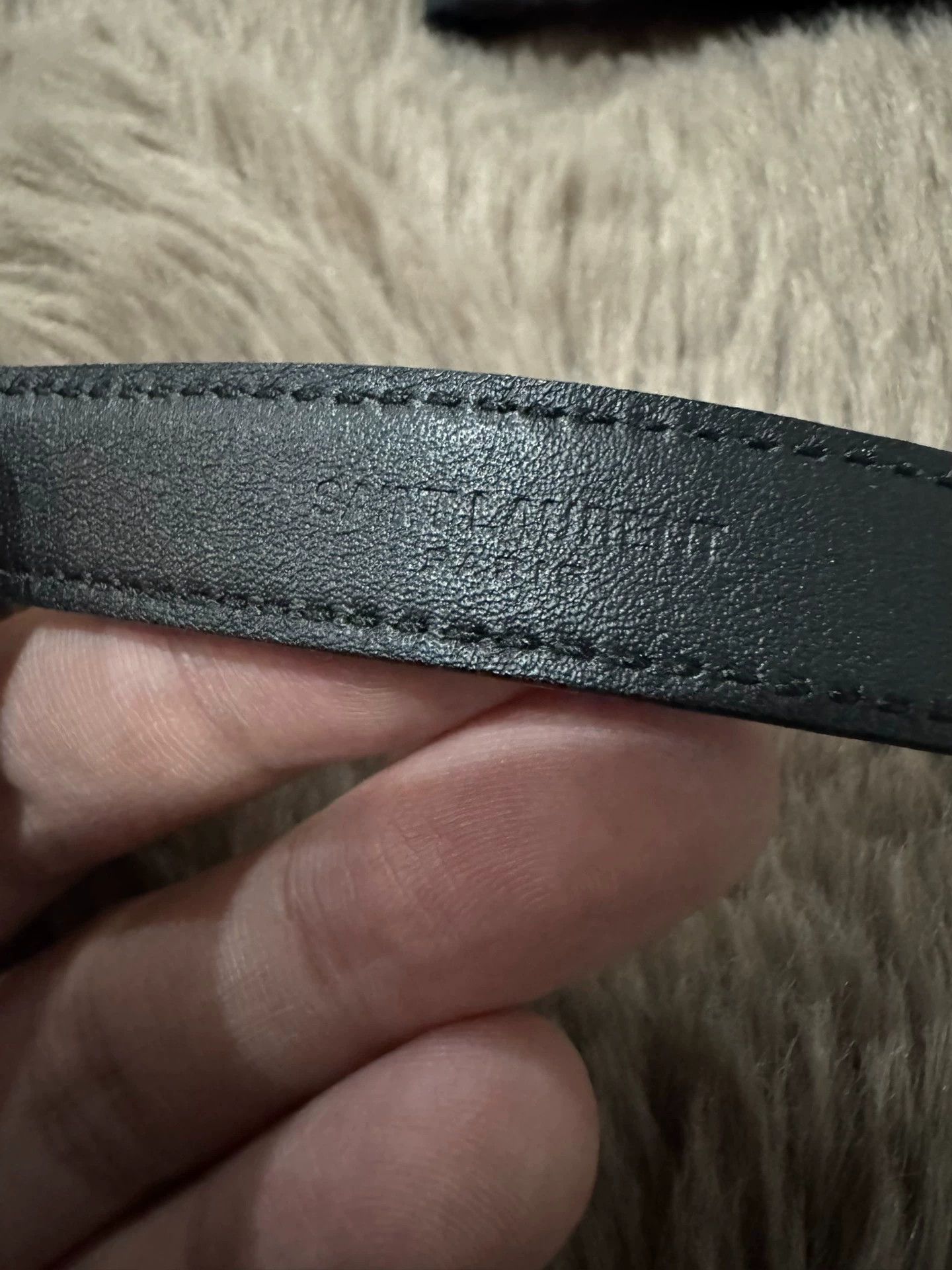 Saint Laurent Paris Saint Laurent belt, verified by our authentication service. Size ONE SIZE - 4 Thumbnail
