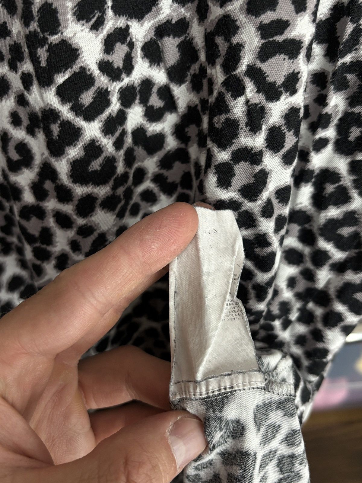 Saint Laurent Paris Saint Laurent Paris Hedi Slimane SLP Leopard Animal Cat Tee Size US M / EU 48-50 / 2 - 8 Thumbnail
