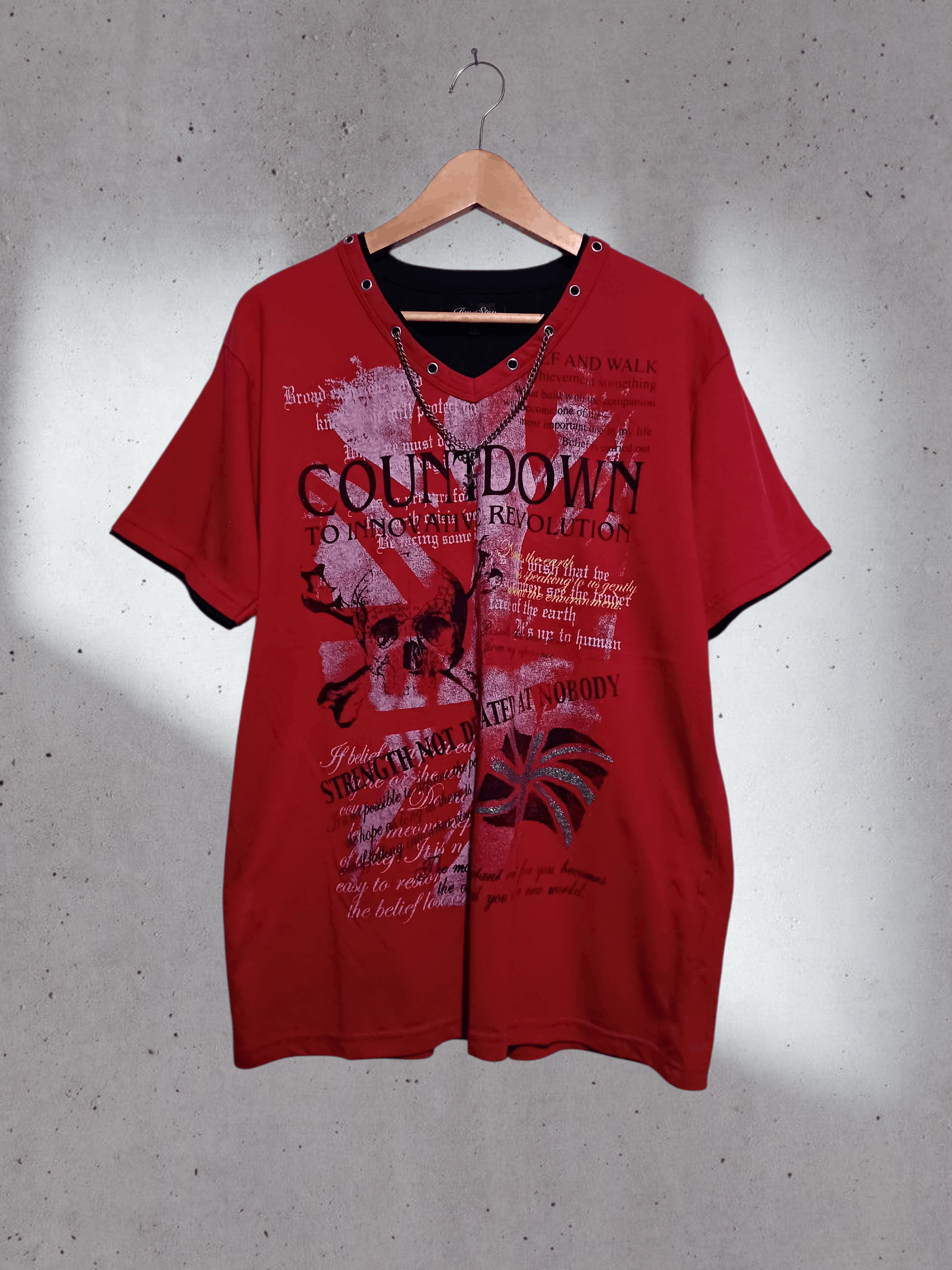 Japanese Brand Japanese Brand Double Layer Short T-shirt Seditionaries Poem Size US L / EU 52-54 / 3 - 1 Thumbnail