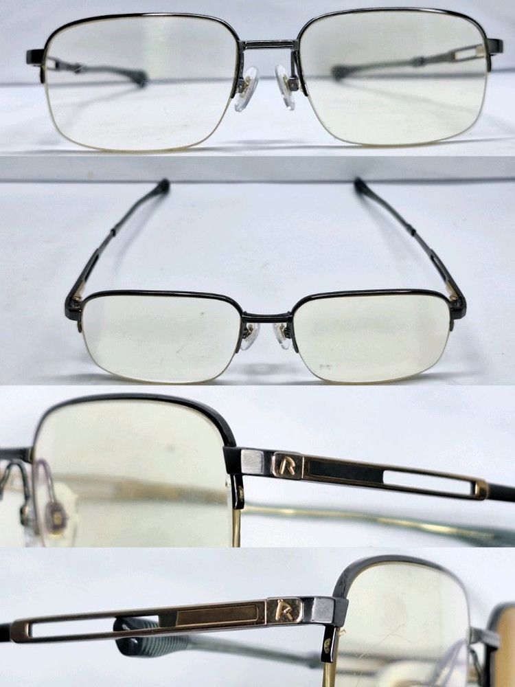 Vintage Rodenstock RODAFLEX Open Temple Half-Rim Titanium Glasses Size ONE SIZE - 3 Thumbnail
