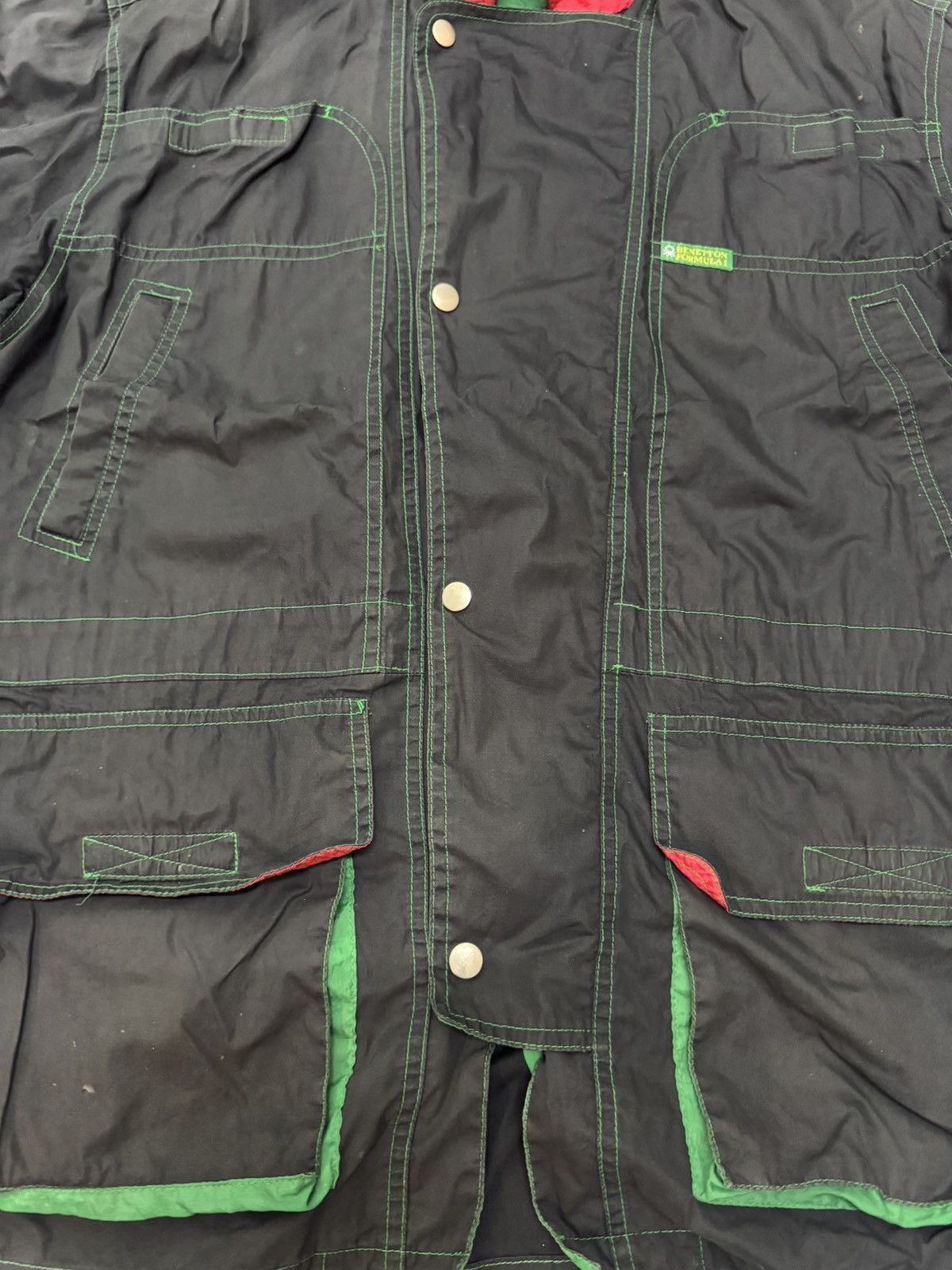 Benetton Rare BENETTON FORMULA Windbreaker/Jacket/Parka Size US XL / EU 56 / 4 - 5 Thumbnail