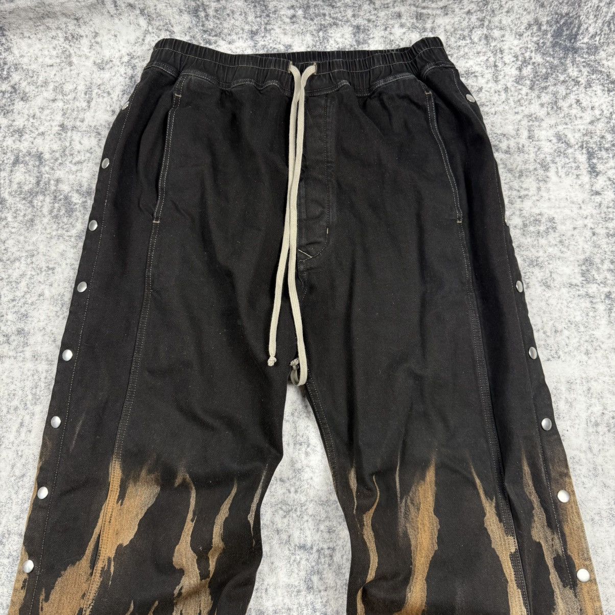 Rick Owens Rick Owens Black/Terra Pusher Pants Size US 34 / EU 50 - 2 Thumbnail