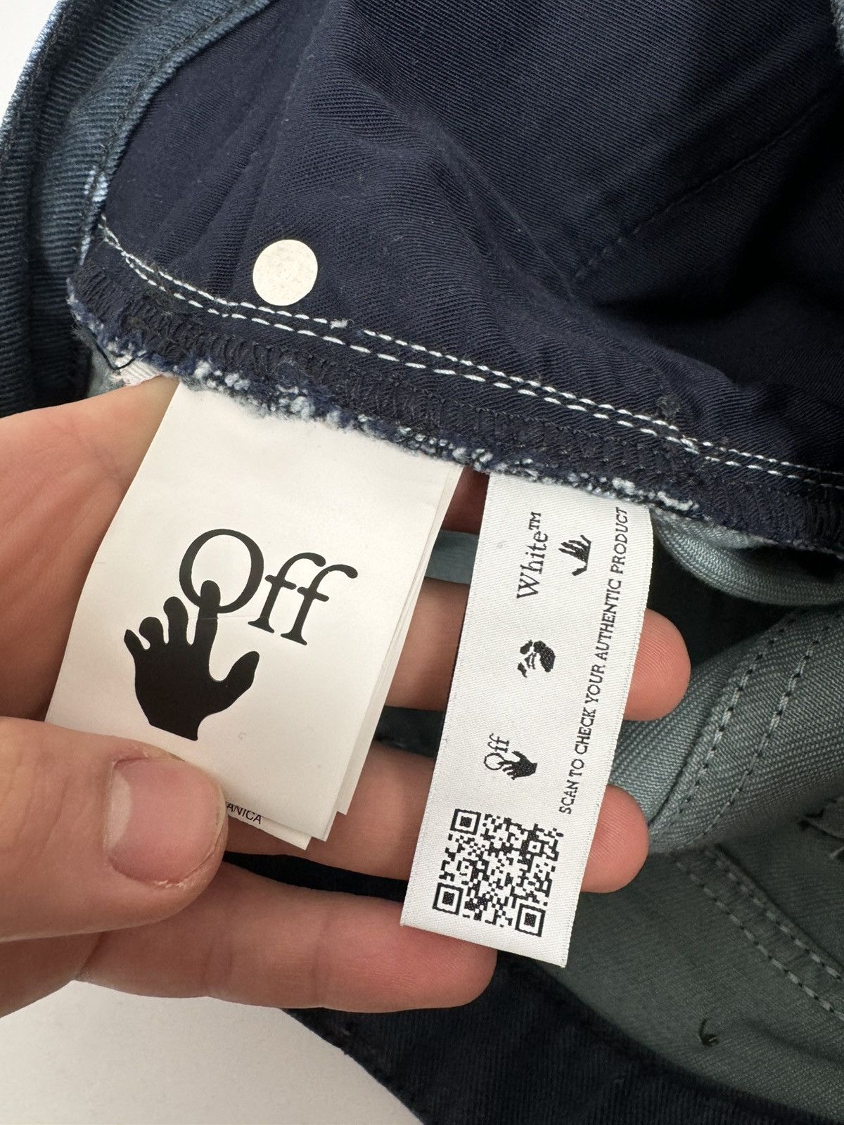 Off-White Off-White Camo Marina Jeans Size US 29 - 14 Thumbnail
