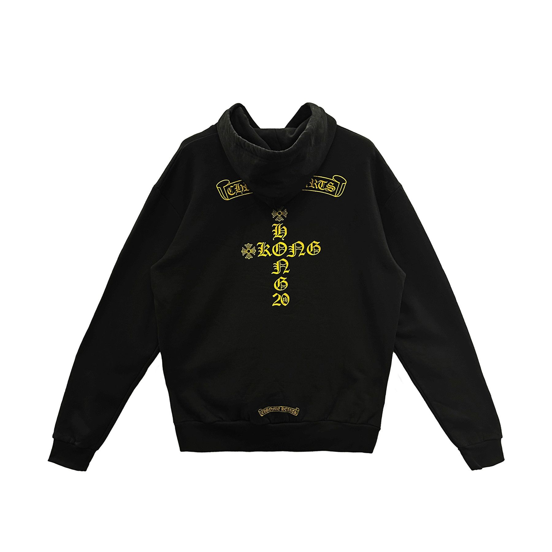 Chrome Hearts Chrome Hearts Hong Kong Exclusive Scroll Logo Hoodie Size US M / EU 48-50 / 2 - 2 Thumbnail